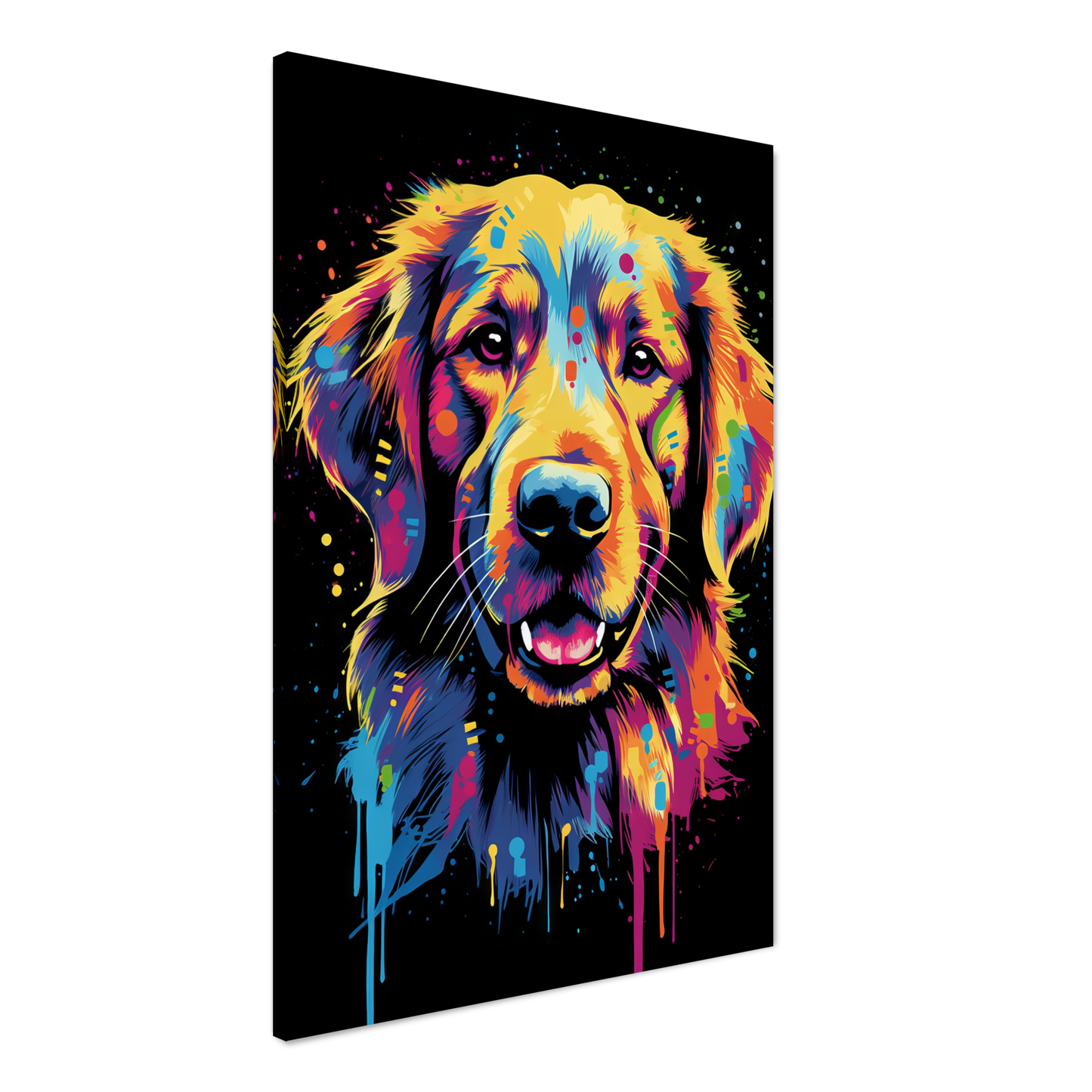 Dog Golden Retriever Pop Art (DOG94)