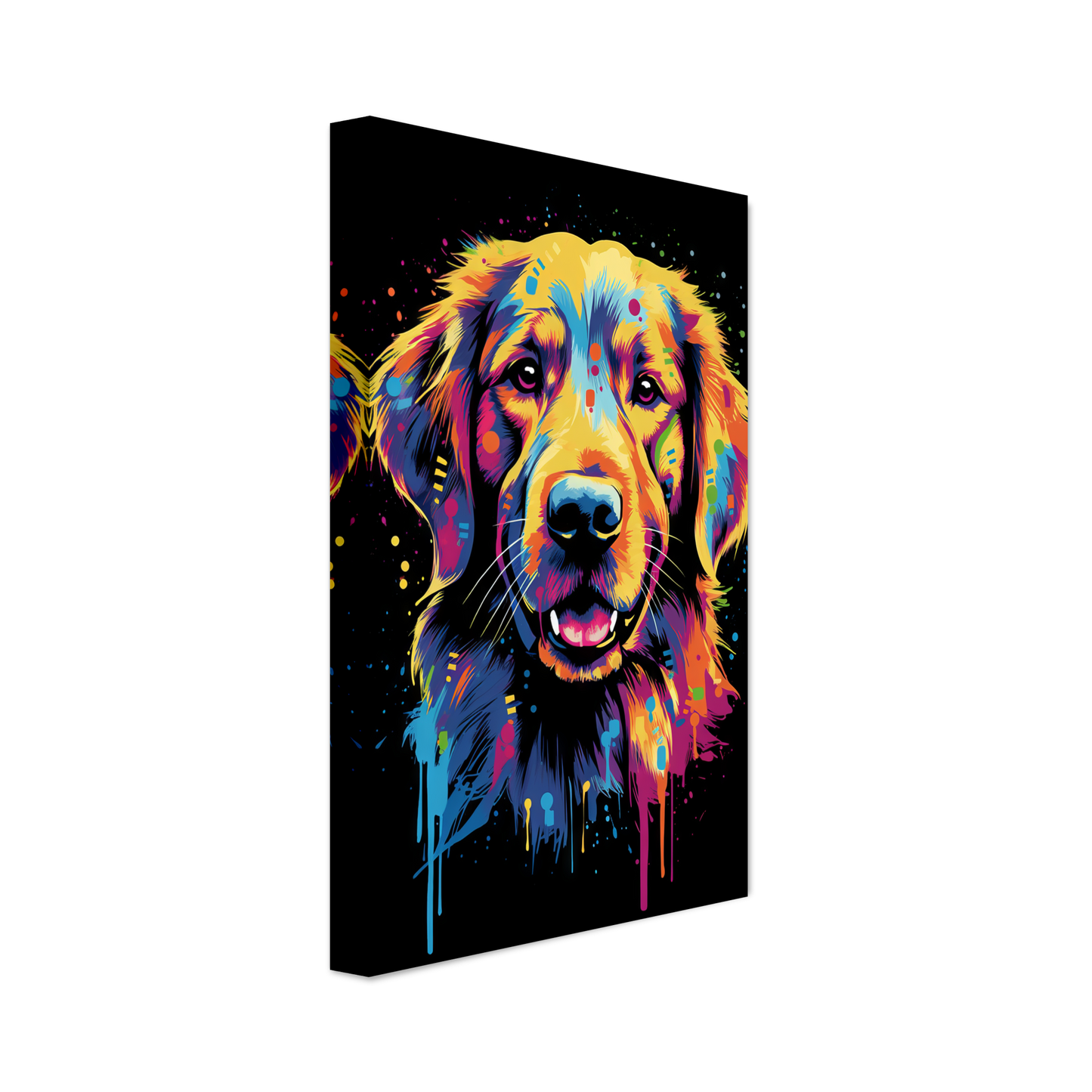 Dog Golden Retriever Pop Art (DOG94)