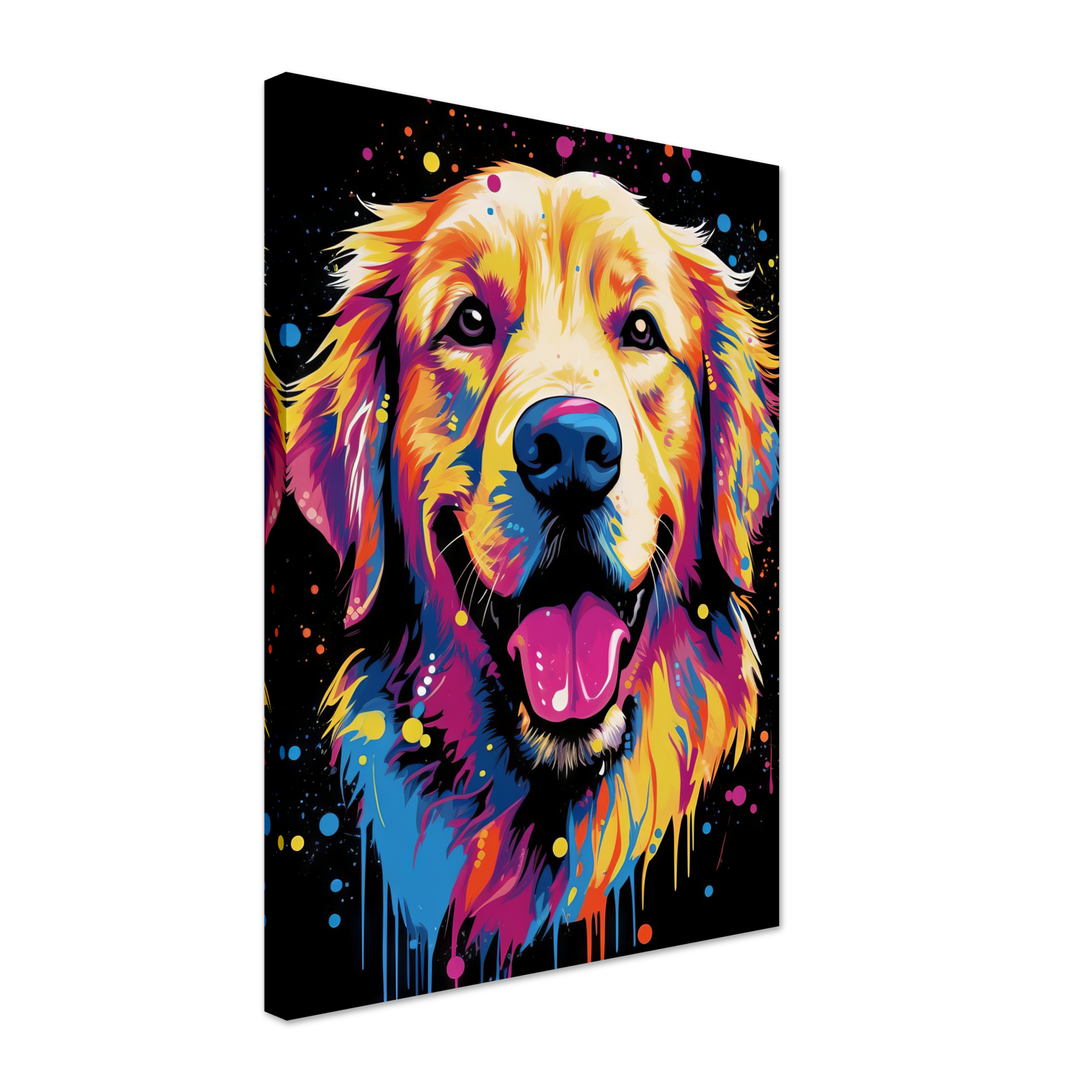 Dog Golden Retriever Pop Art (DOG95)