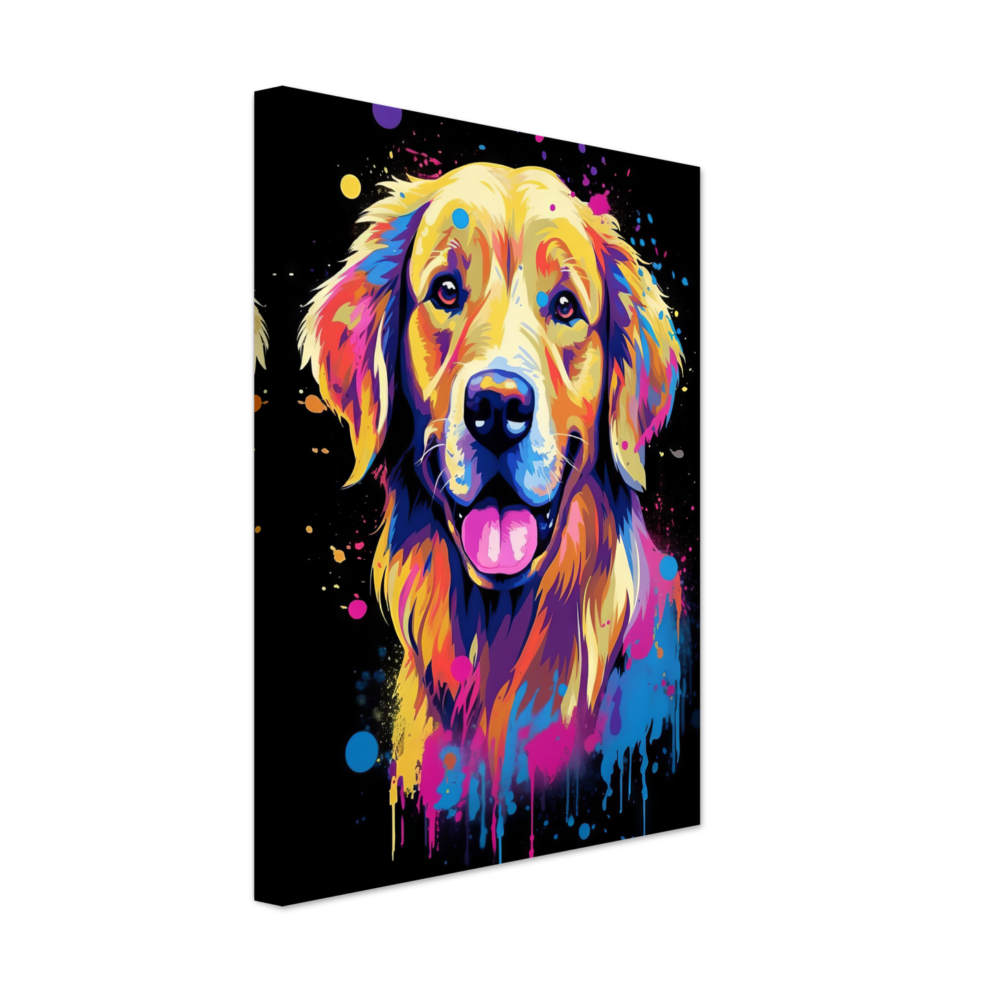 Dog Golden Retriever Pop Art (DOG100)