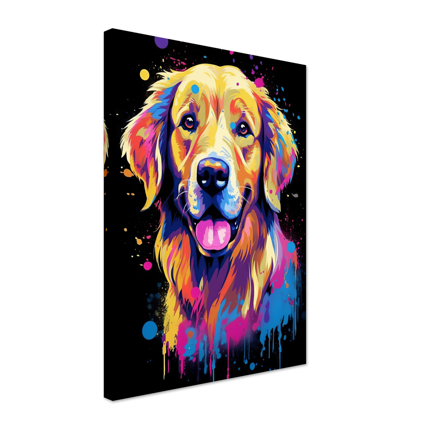 Dog Golden Retriever Pop Art (DOG100)