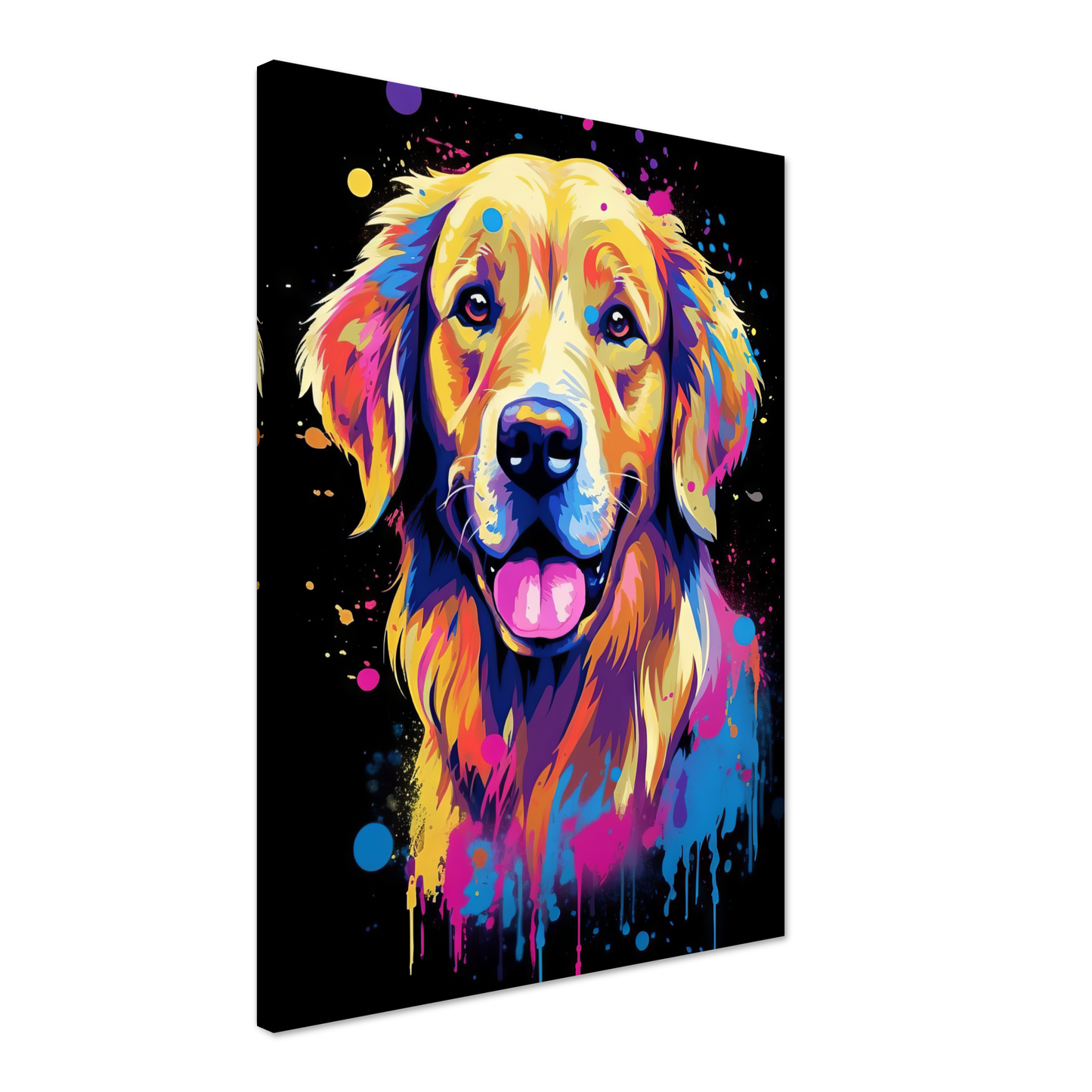 Dog Golden Retriever Pop Art (DOG100)