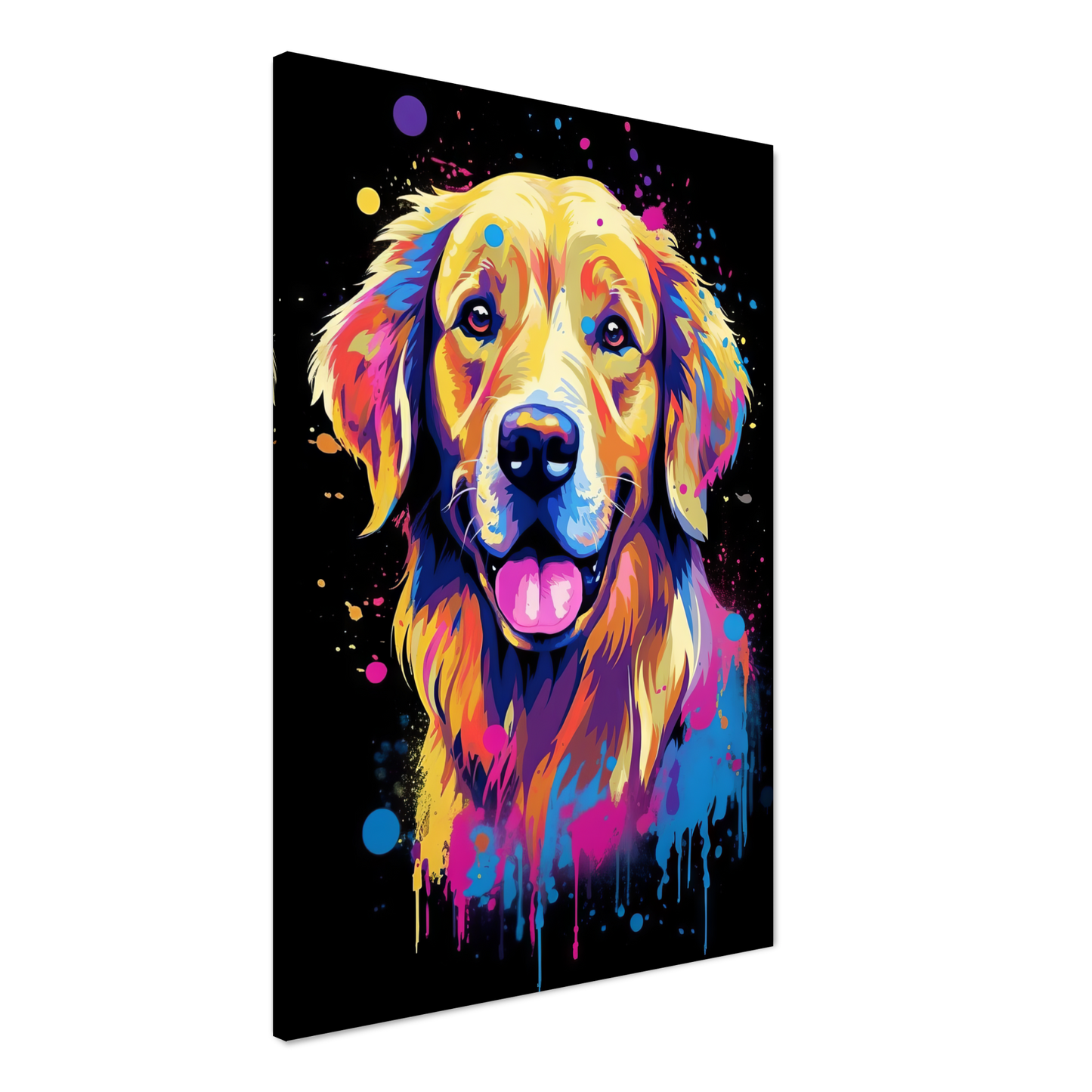 Dog Golden Retriever Pop Art (DOG100)