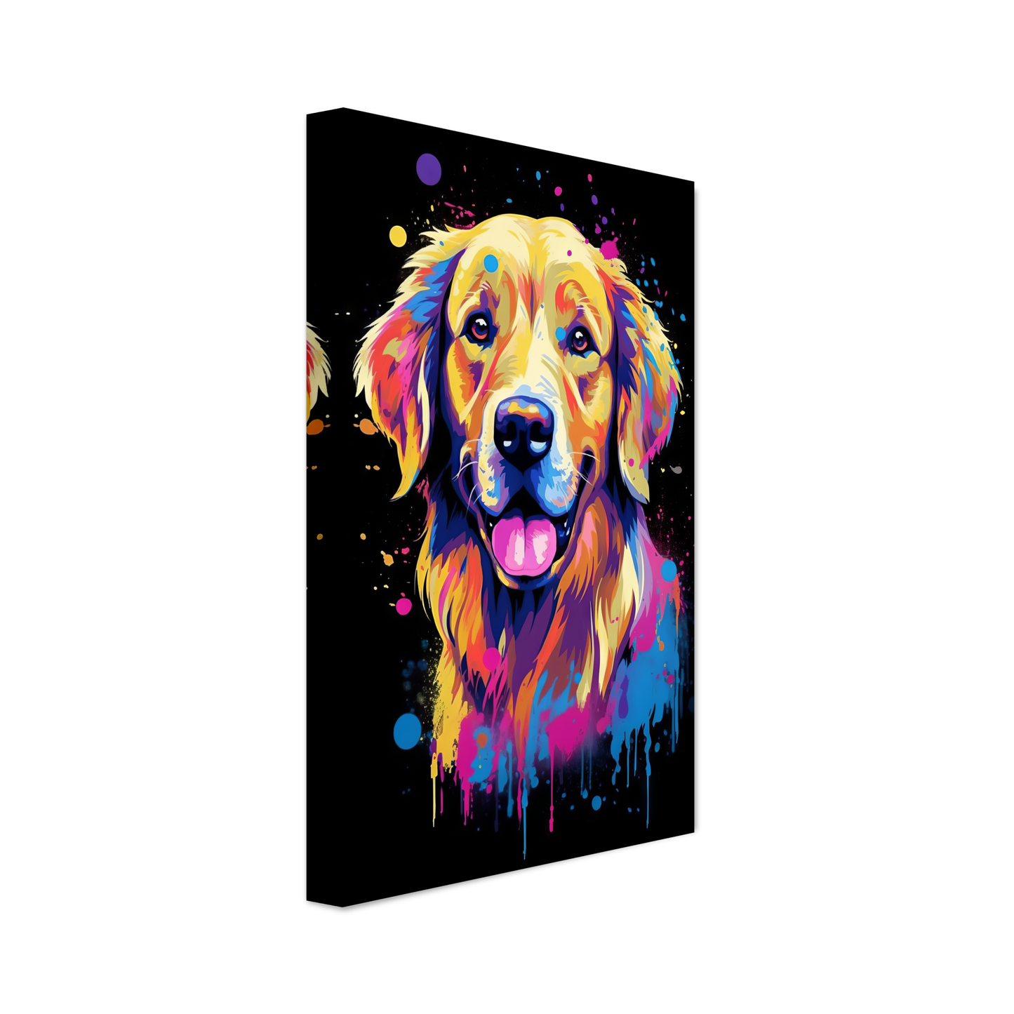 Dog Golden Retriever Pop Art (DOG100)