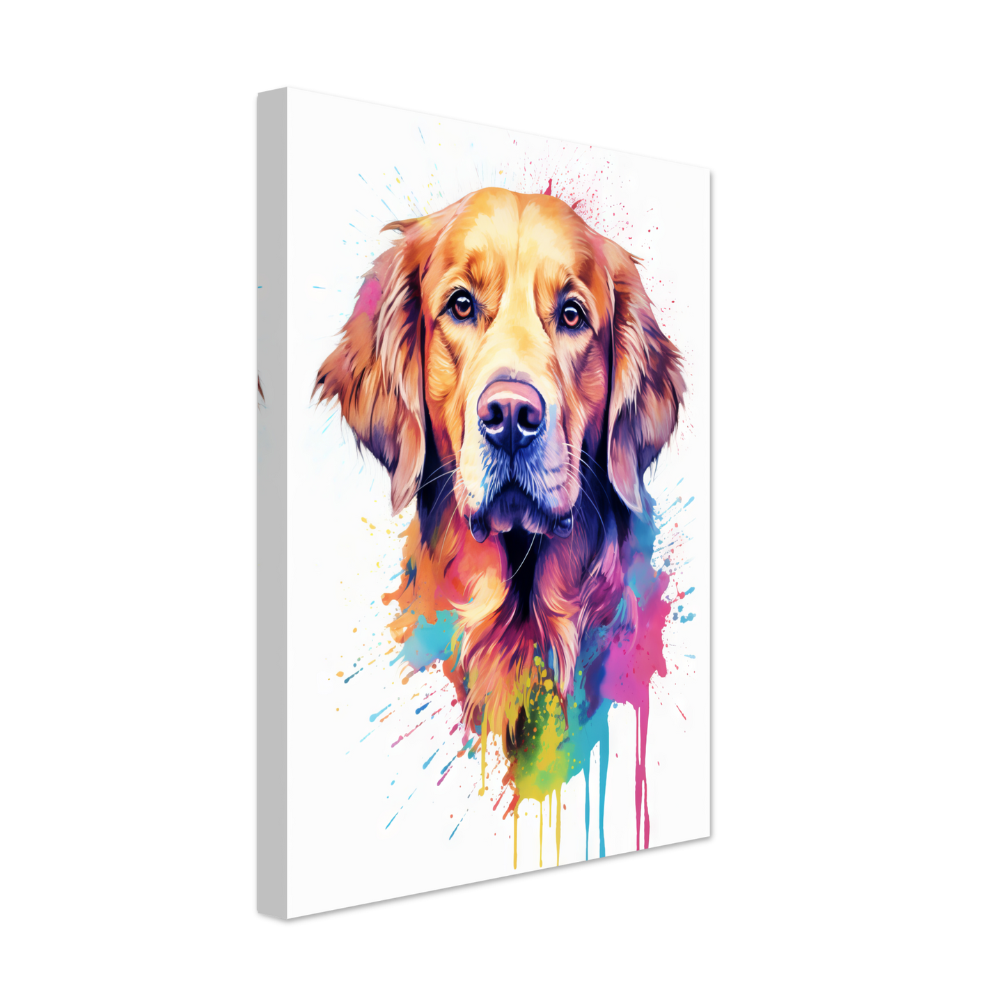 Dog Golden Retriever Pop Art (DOG97)