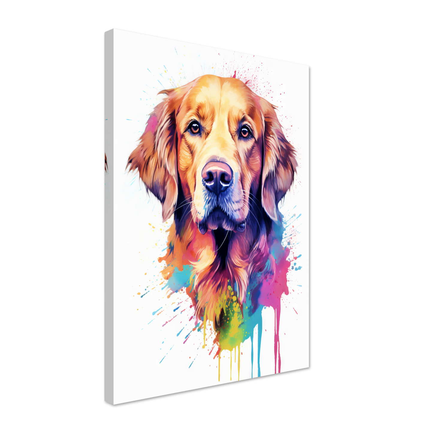 Hund Golden Retriever Pop-Art (DOG97)