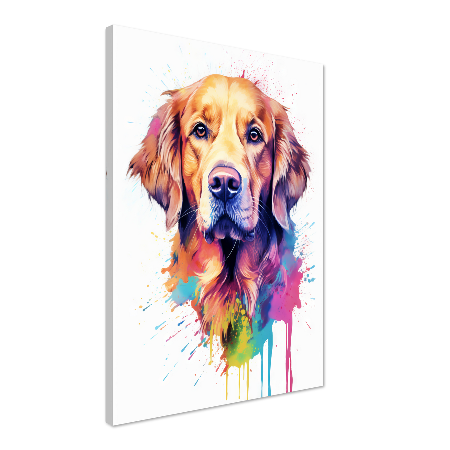Dog Golden Retriever Pop Art (DOG97)