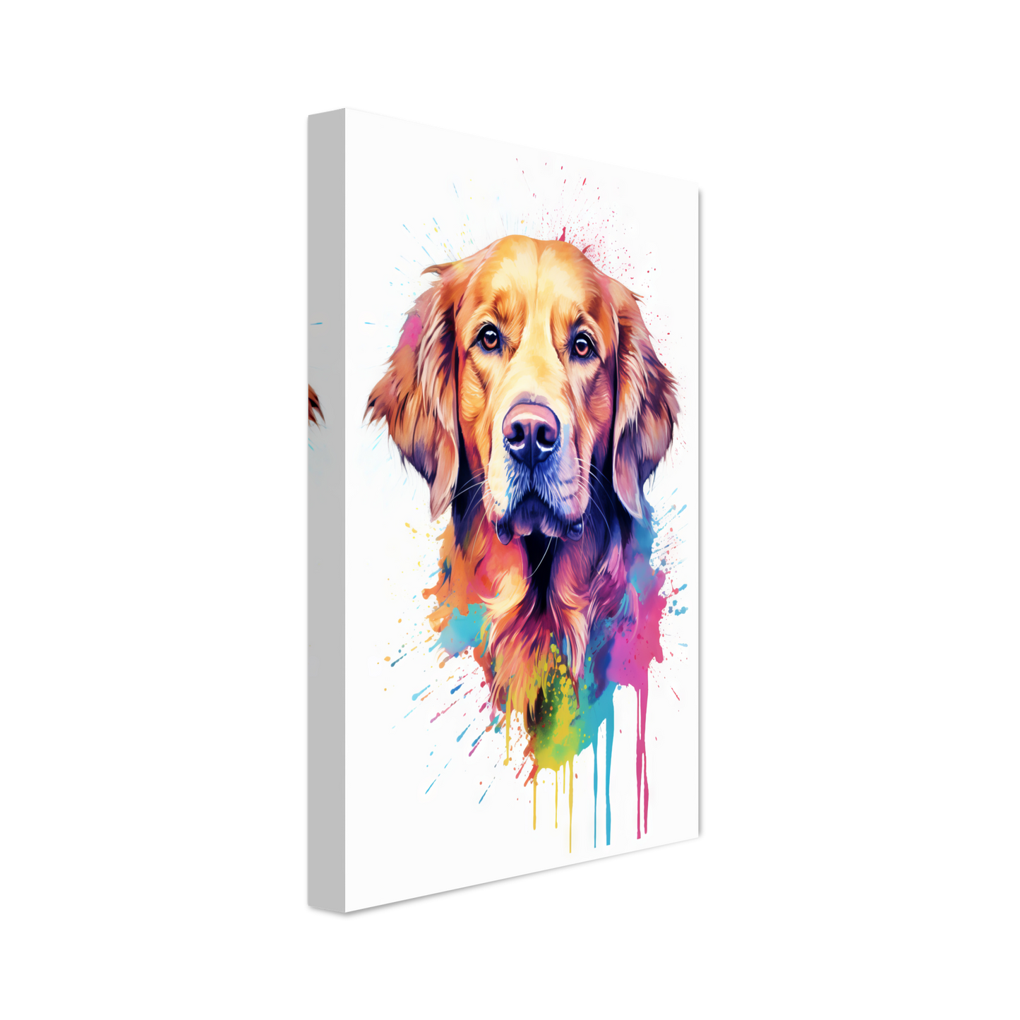 Dog Golden Retriever Pop Art (DOG97)