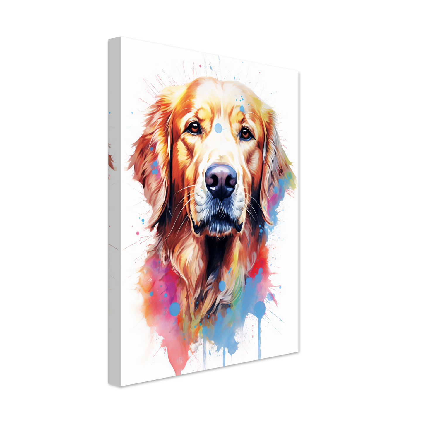 Dog Golden Retriever Pop Art (DOG98)