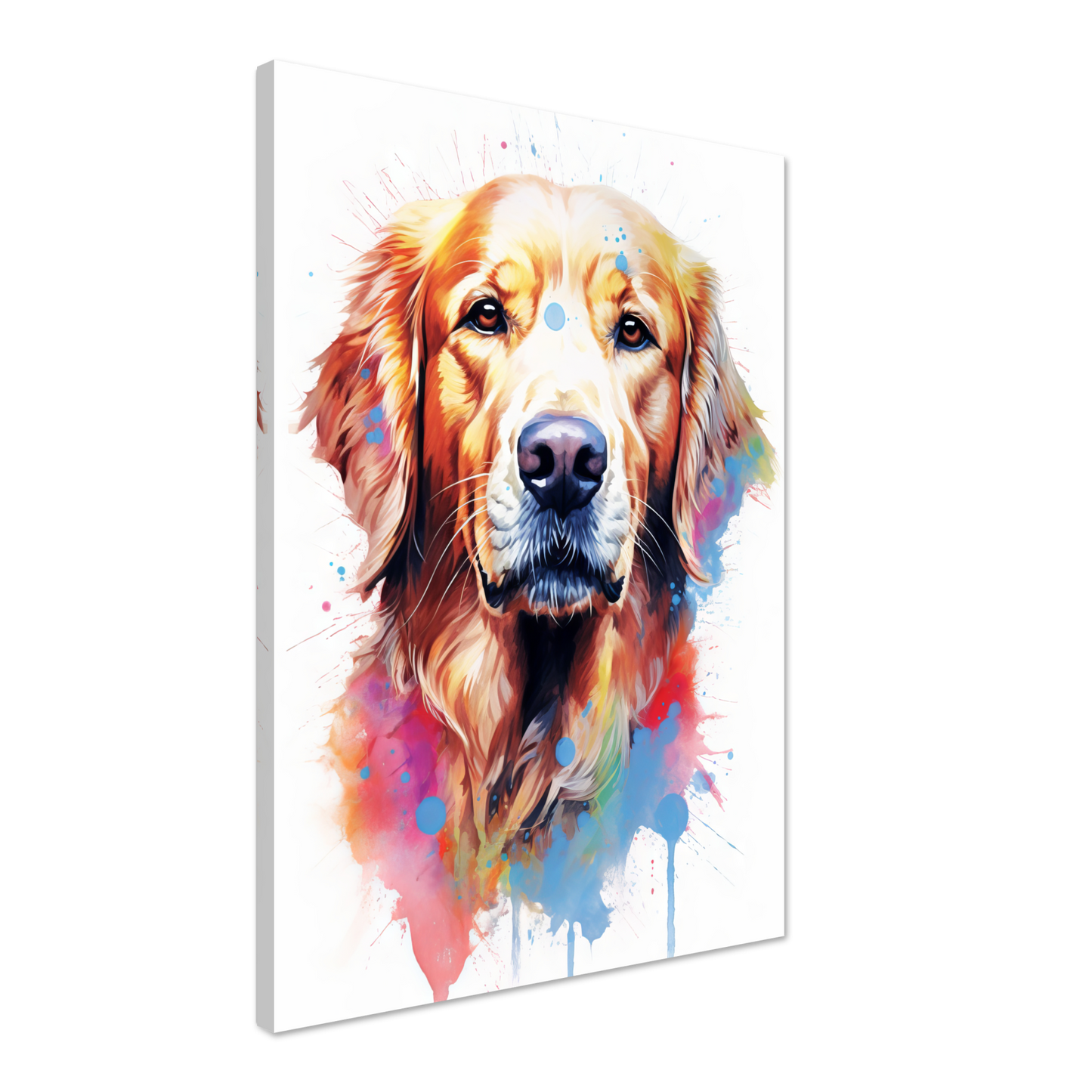 Dog Golden Retriever Pop Art (DOG98)