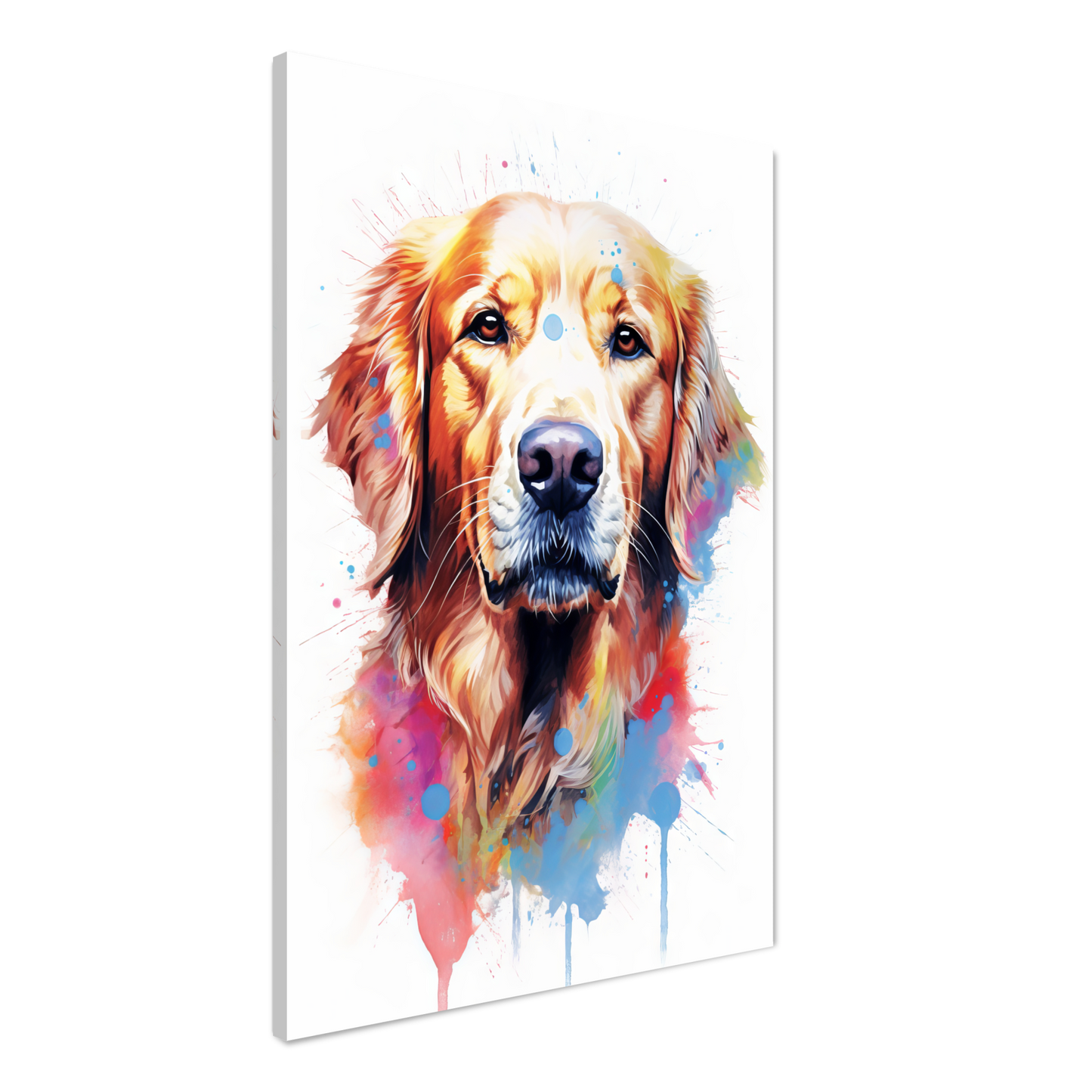 Dog Golden Retriever Pop Art (DOG98)