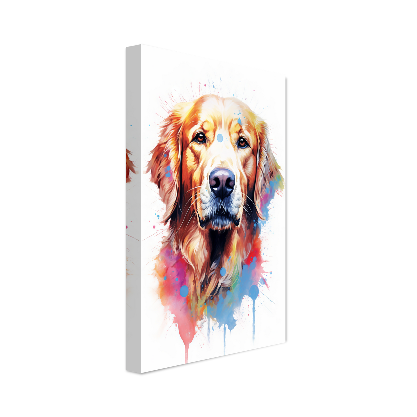 Dog Golden Retriever Pop Art (DOG98)