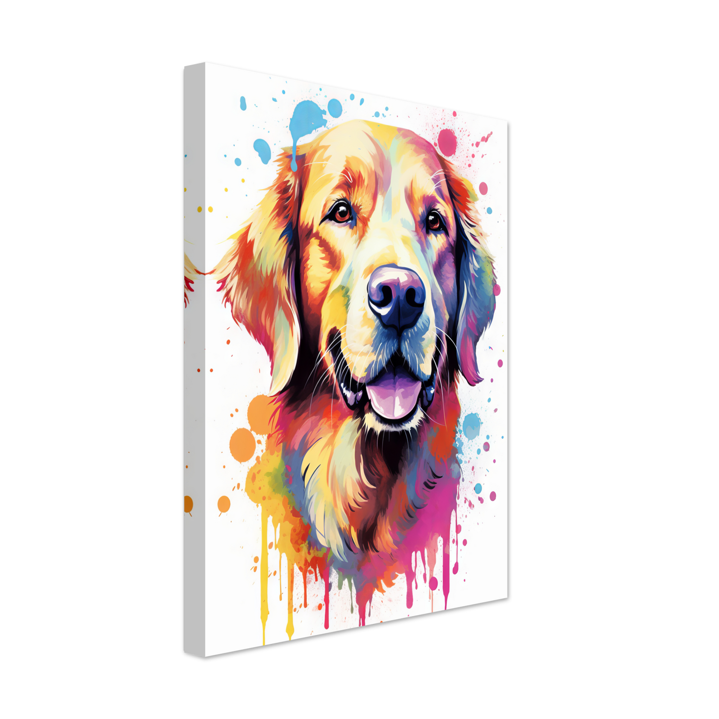 Hund Golden Retriever Pop-Art (DOG99)