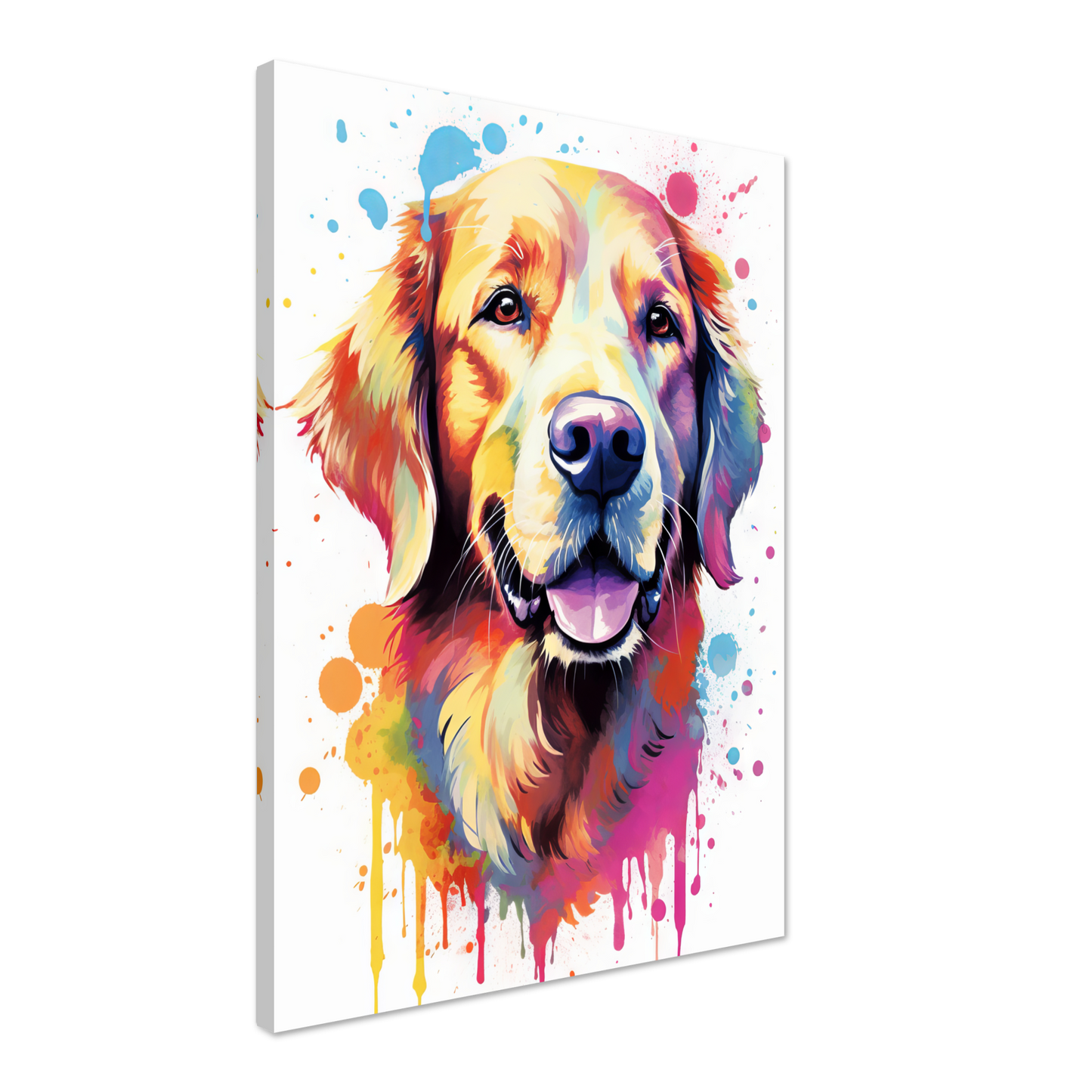 Hund Golden Retriever Pop-Art (DOG99)