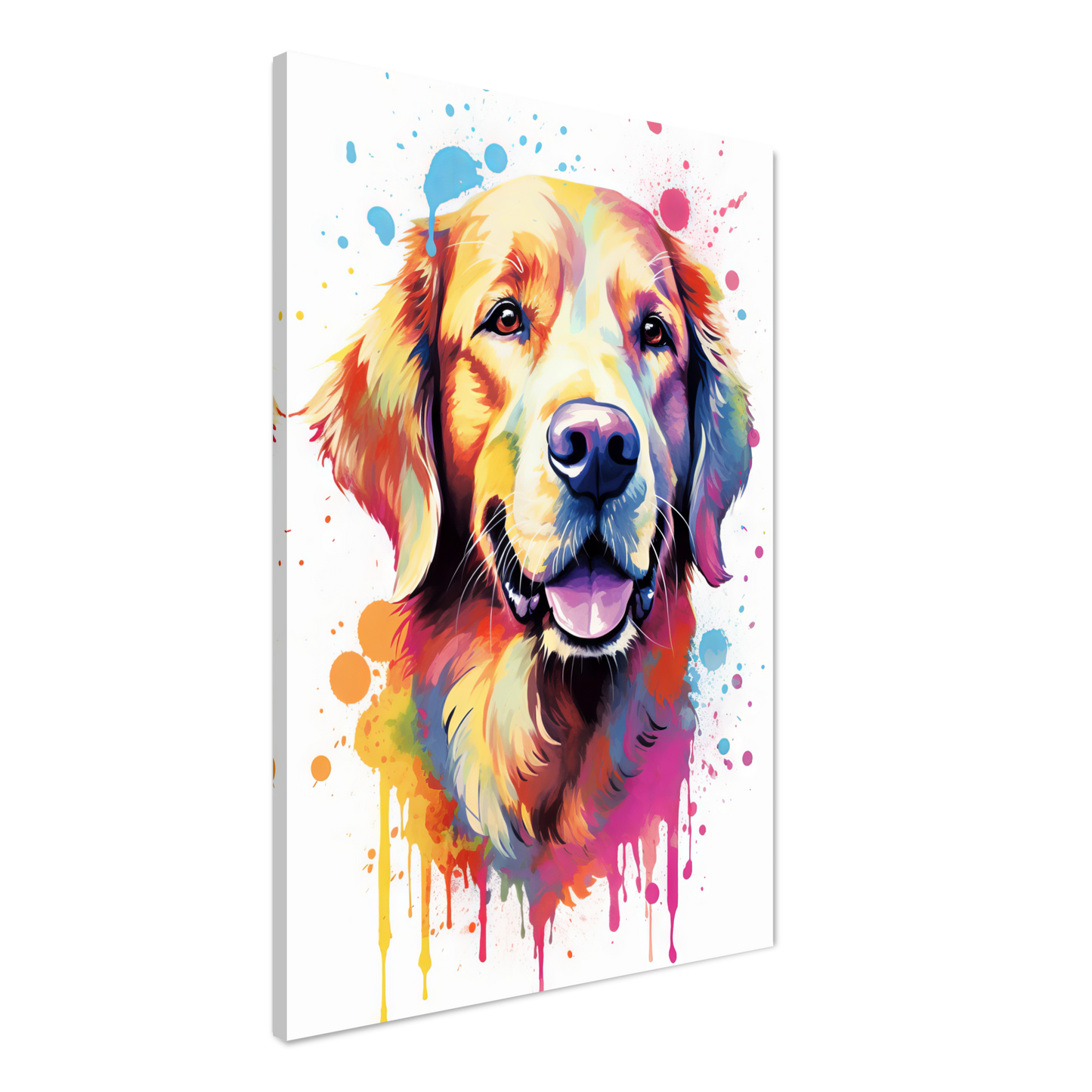 Hund Golden Retriever Pop-Art (DOG99)