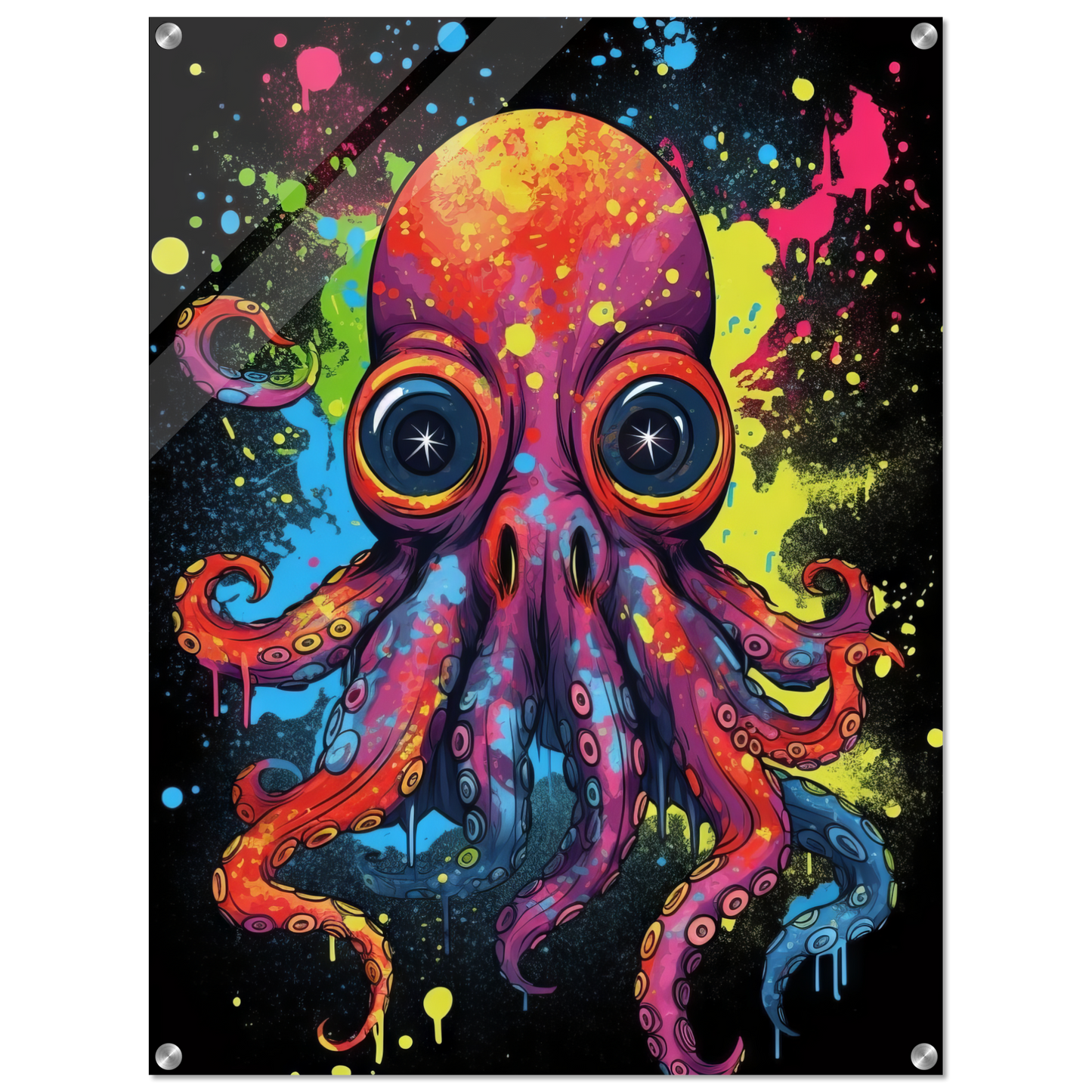 Octopus pop art (FISH09)