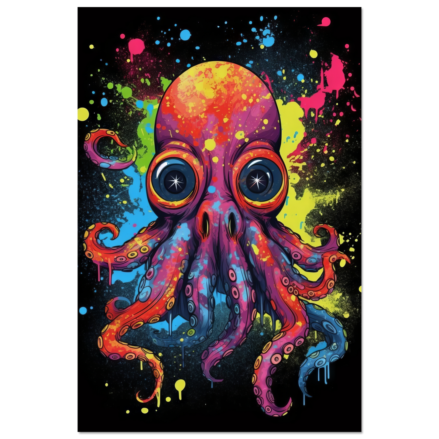 Octopus pop art (FISH09)