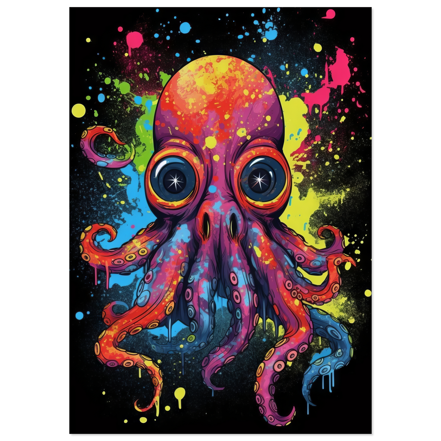 Octopus pop art (FISH09)