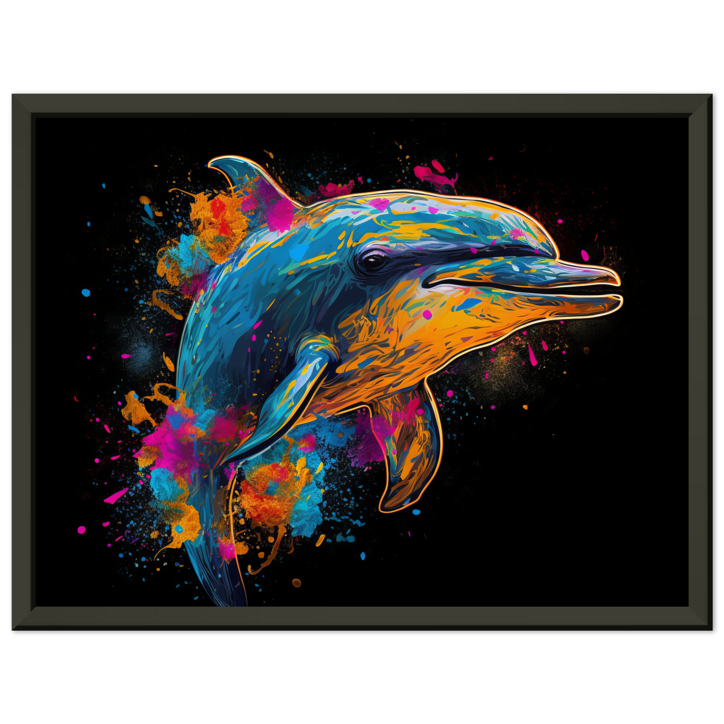 Dolphin dolphin pop art (FISH17)