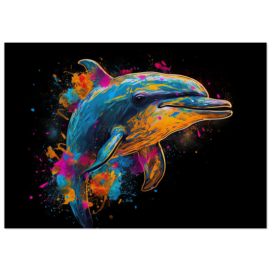 Delphin Delfin Pop-Art (FISH17)
