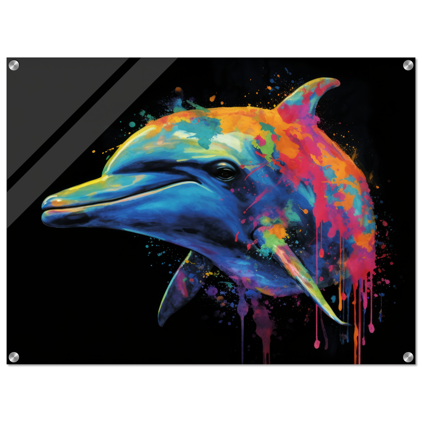 Dolphin dolphin pop art (FISH19)