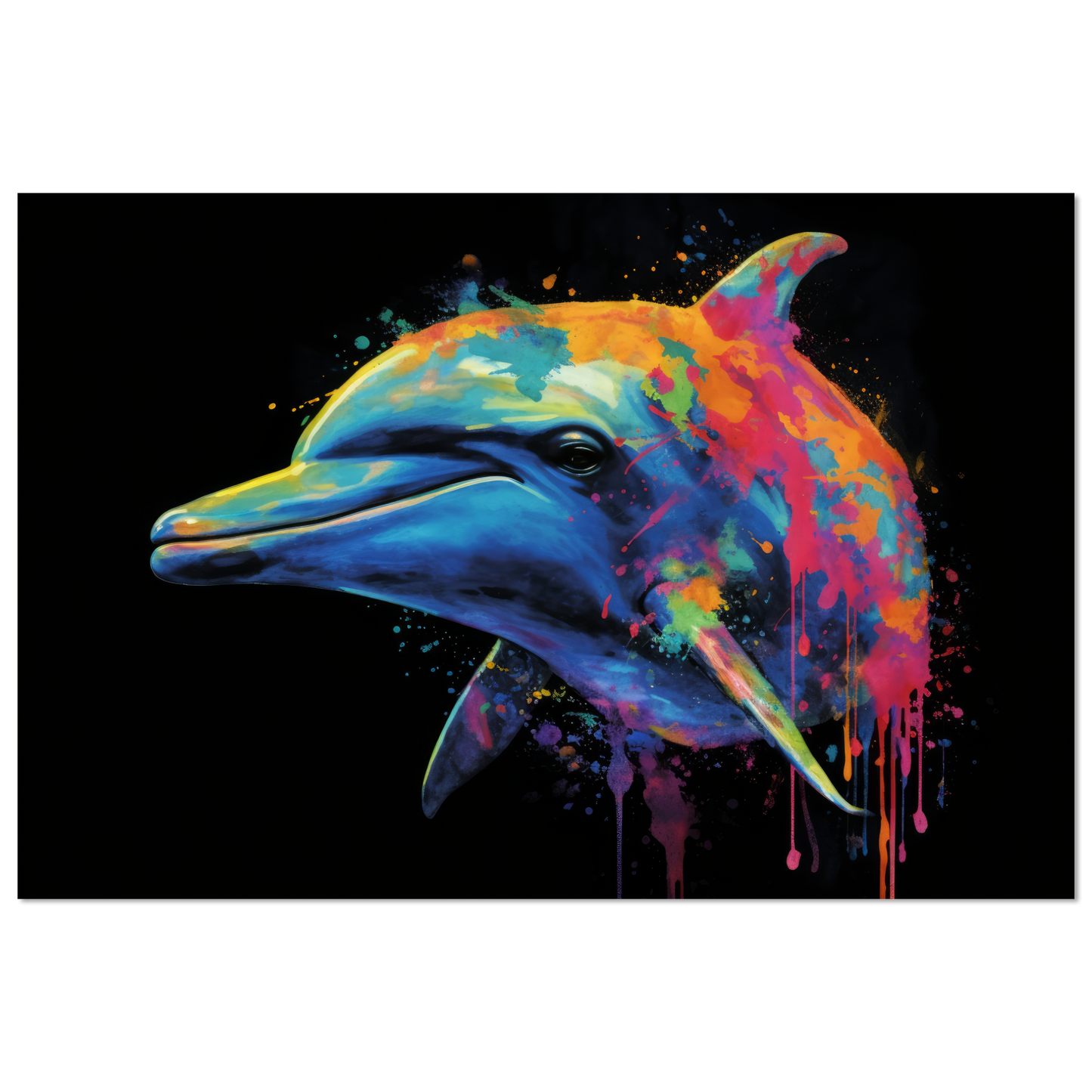 Dolphin dolphin pop art (FISH19)