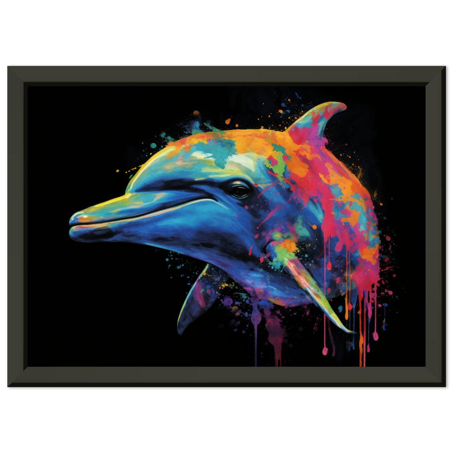 Dolphin dolphin pop art (FISH19)