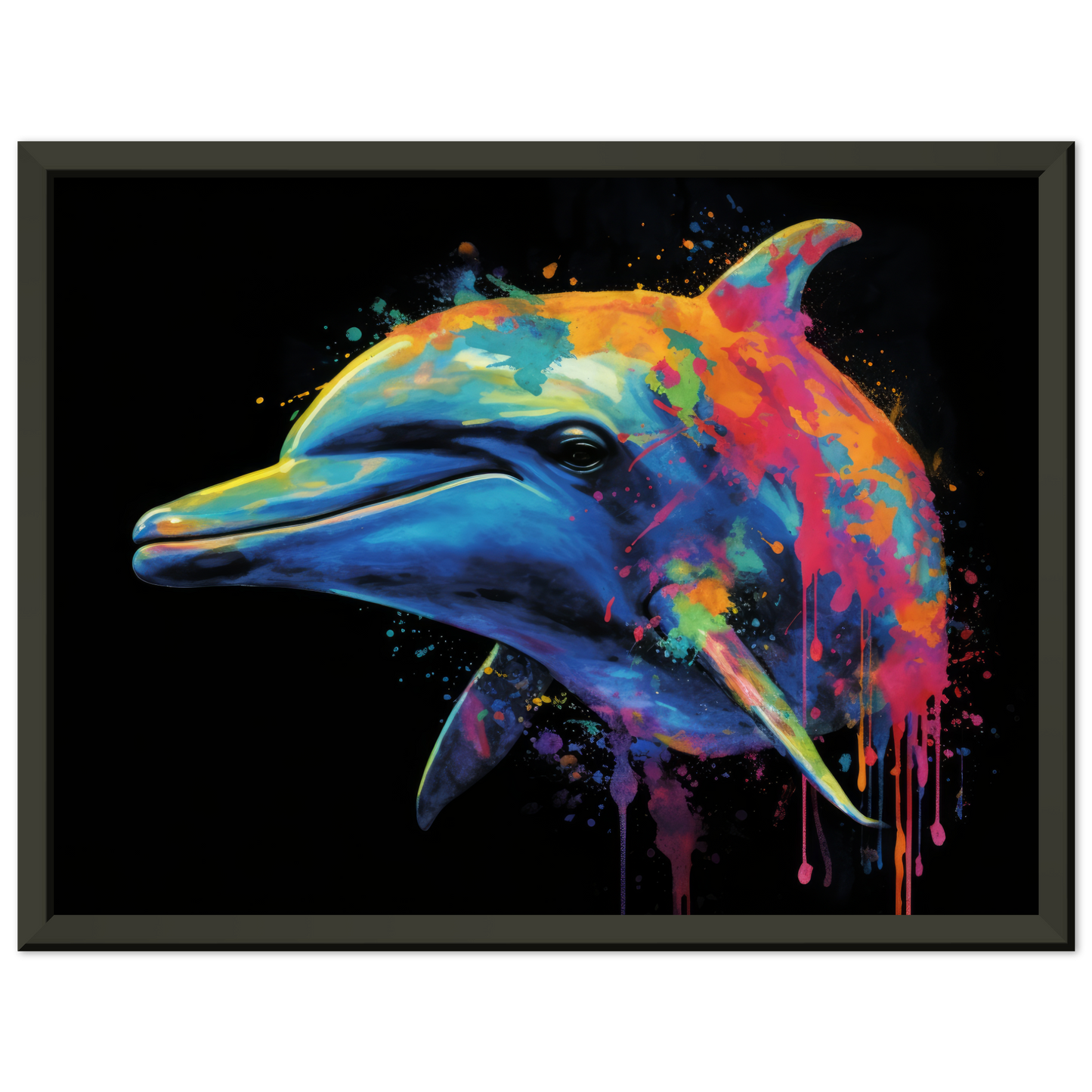 Dolphin dolphin pop art (FISH19)