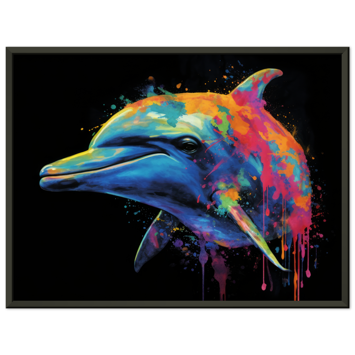 Dolphin dolphin pop art (FISH19)