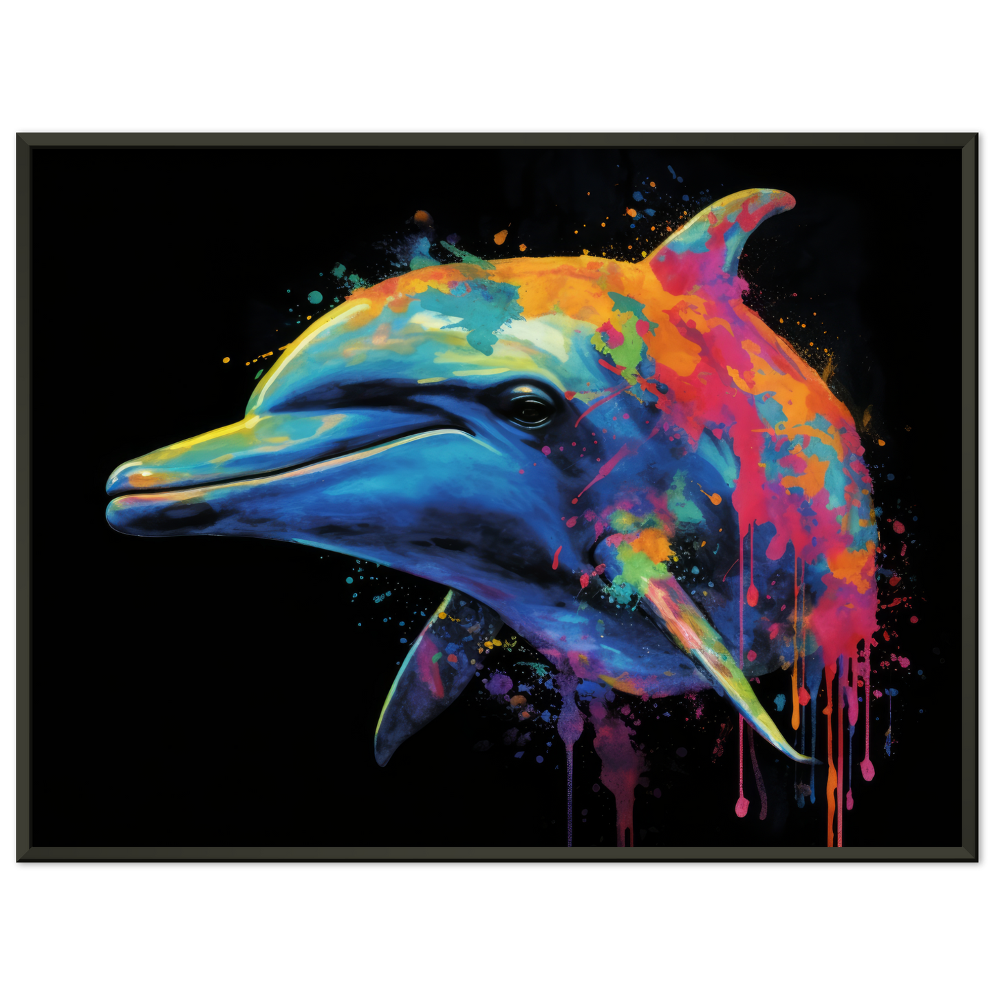 Dolphin dolphin pop art (FISH19)