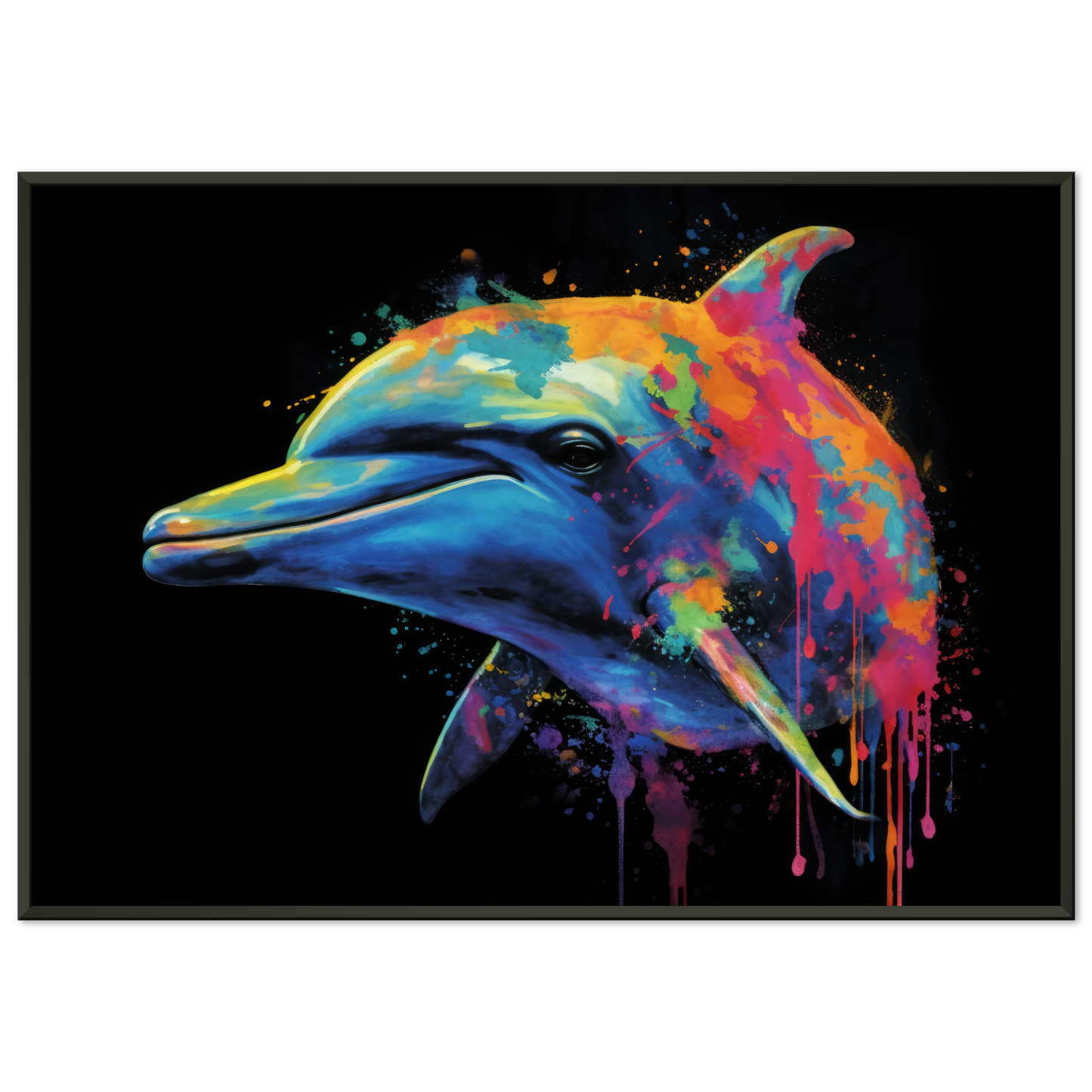 Dolphin dolphin pop art (FISH19)