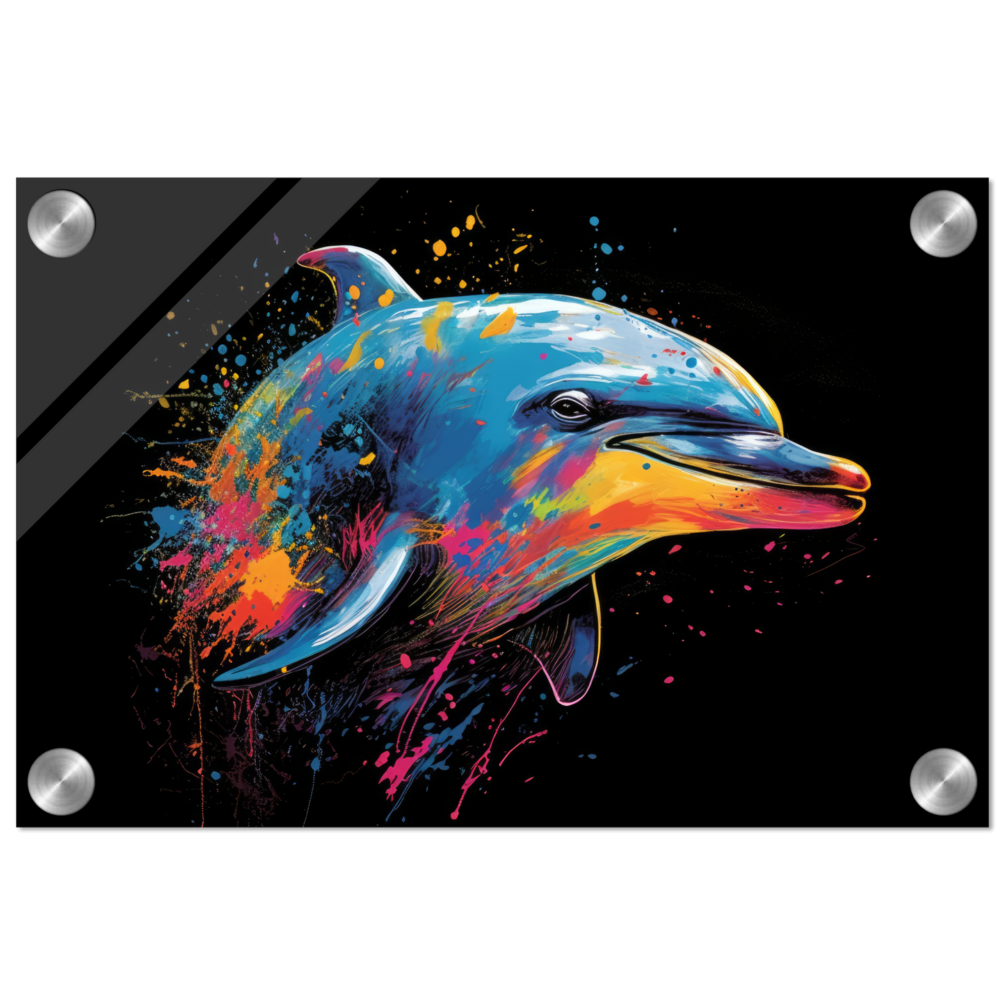 Dolphin dolphin pop art (FISH20)