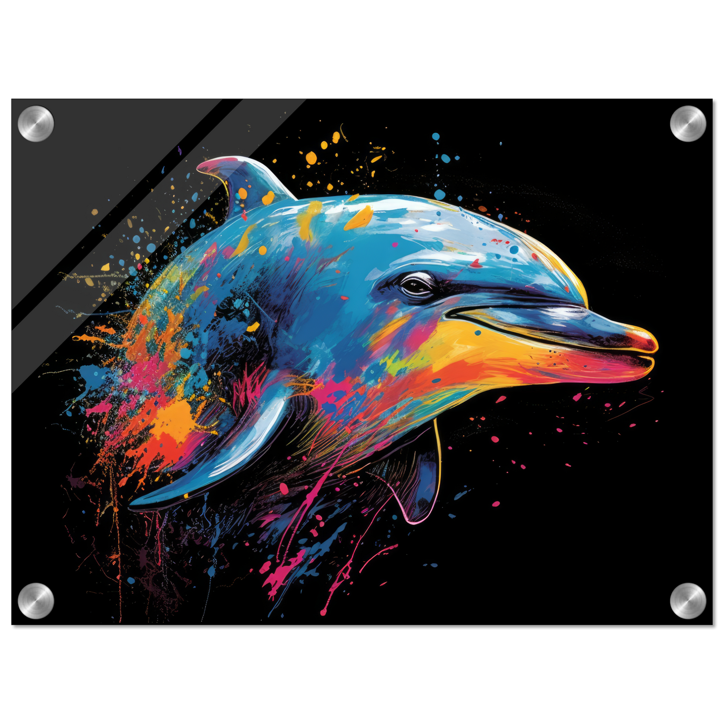 Dolphin dolphin pop art (FISH20)
