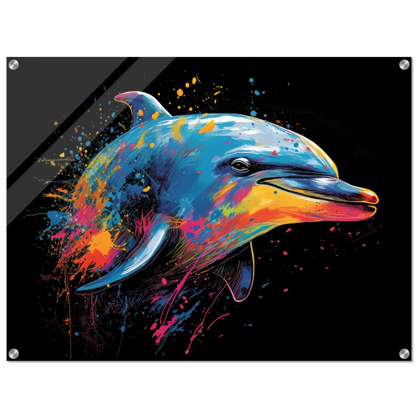 Dolphin dolphin pop art (FISH20)