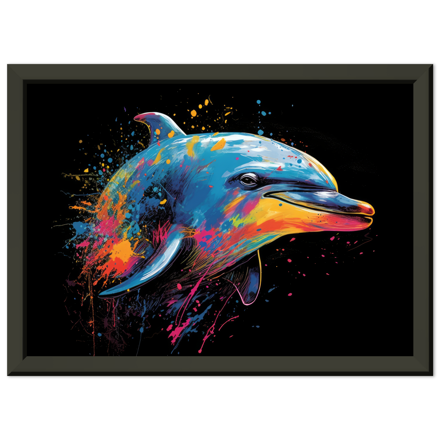 Dolphin dolphin pop art (FISH20)