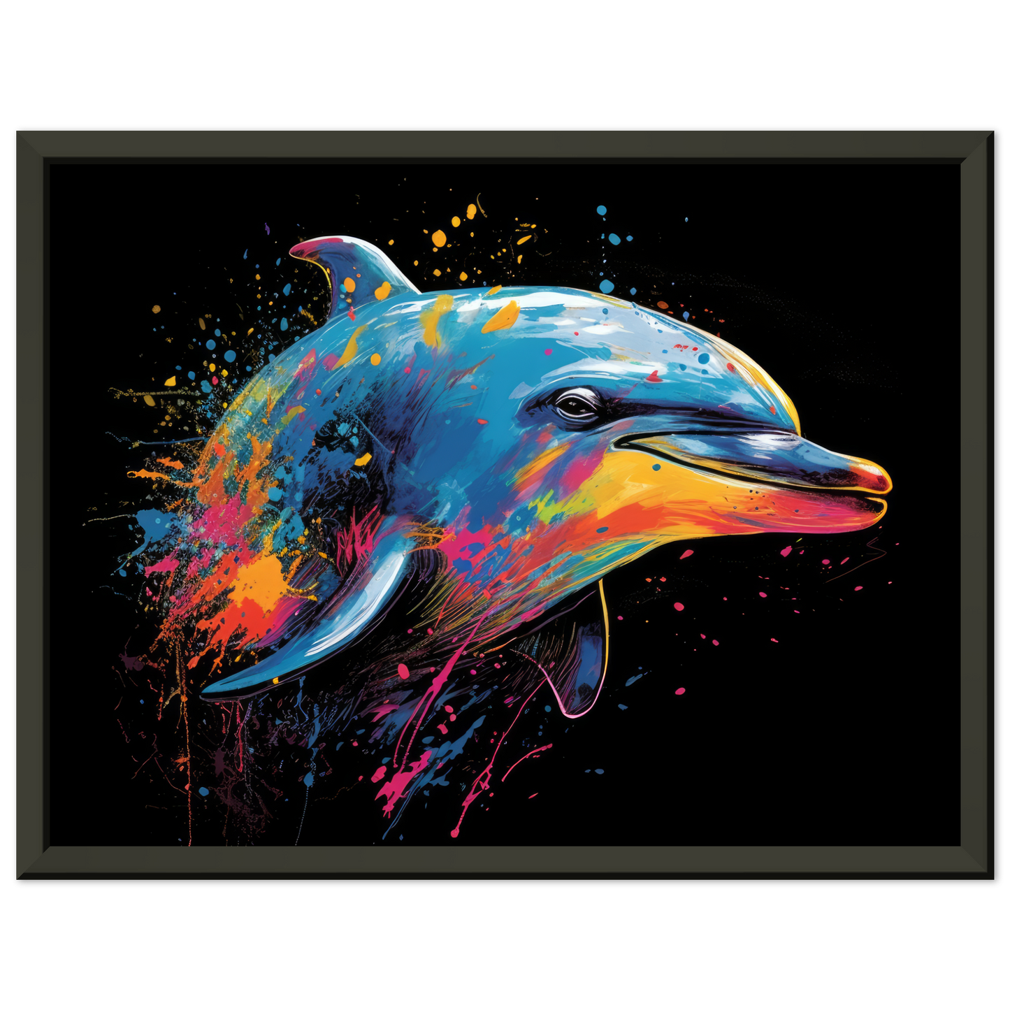 Dolphin dolphin pop art (FISH20)