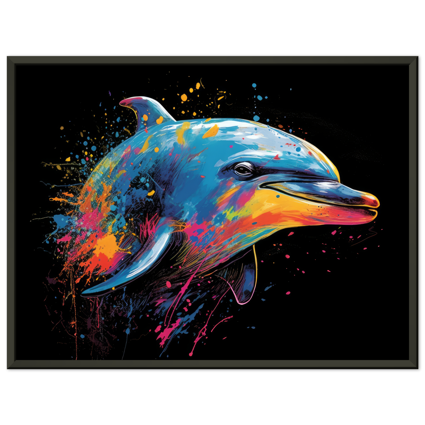 Dolphin dolphin pop art (FISH20)