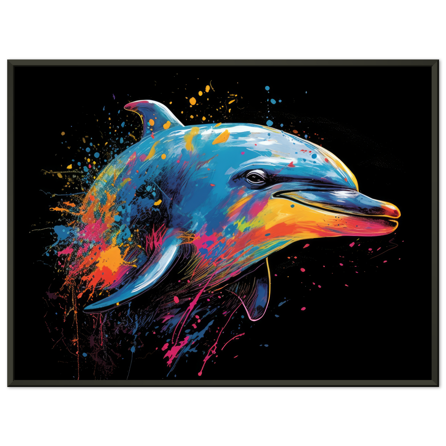 Dolphin dolphin pop art (FISH20)