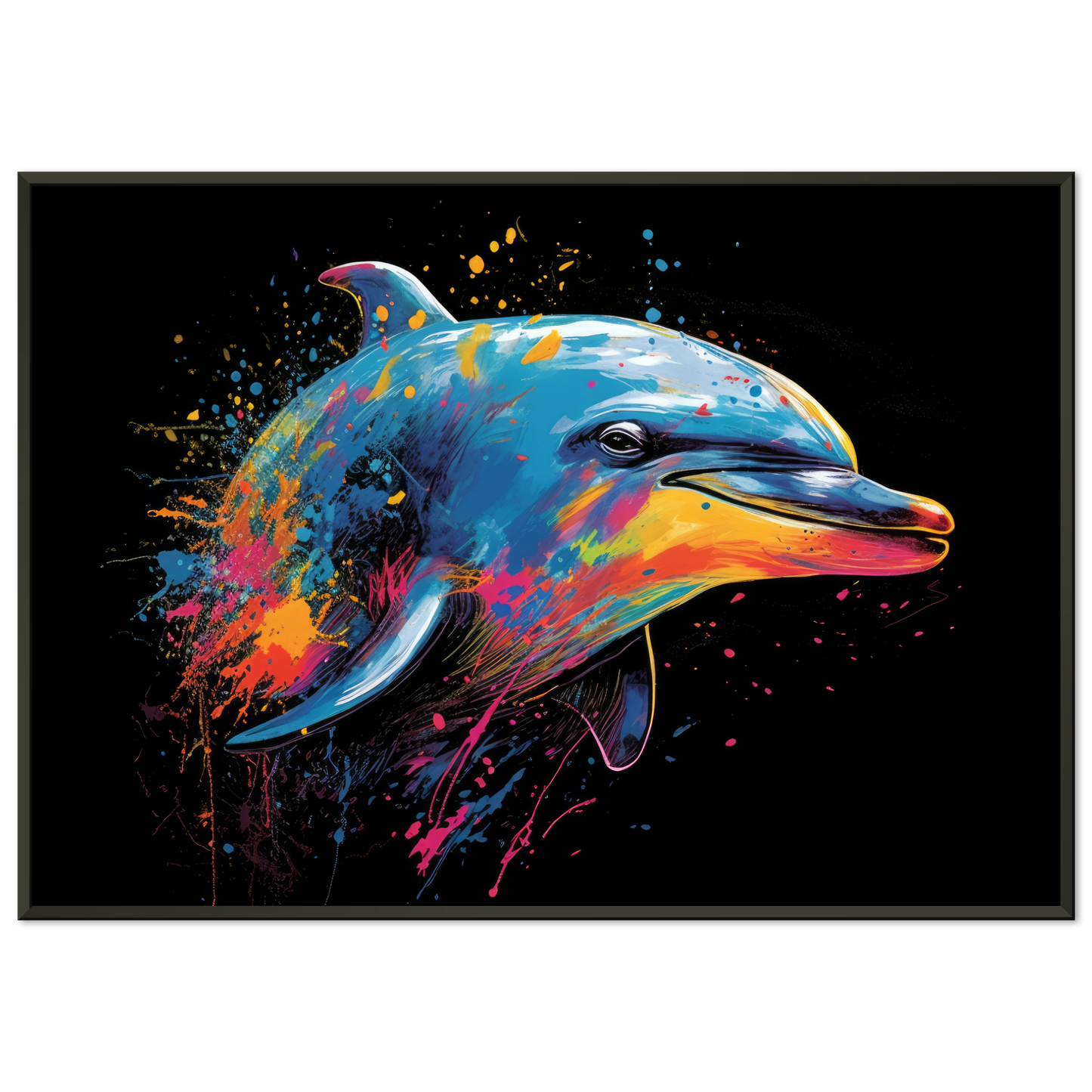 Dolphin dolphin pop art (FISH20)