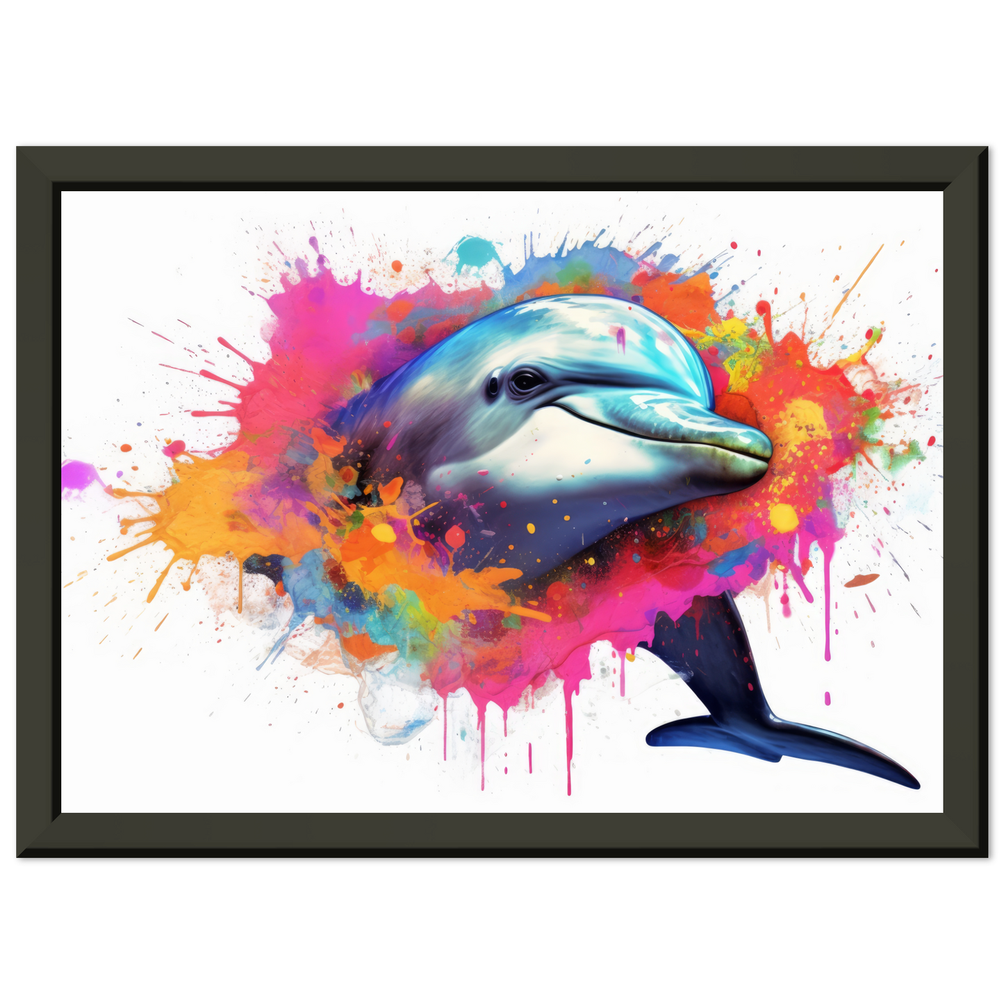 Dolphin dolphin pop art (FISH21)