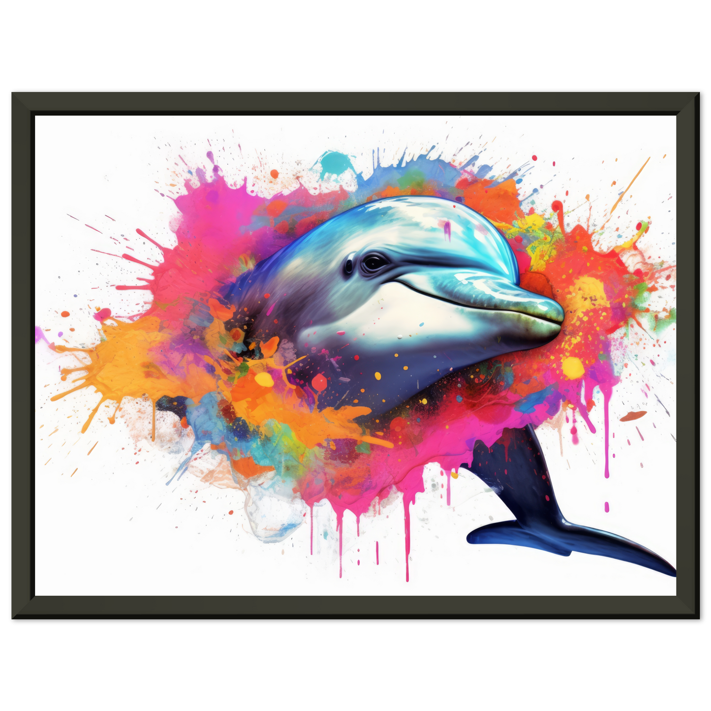 Dolphin dolphin pop art (FISH21)
