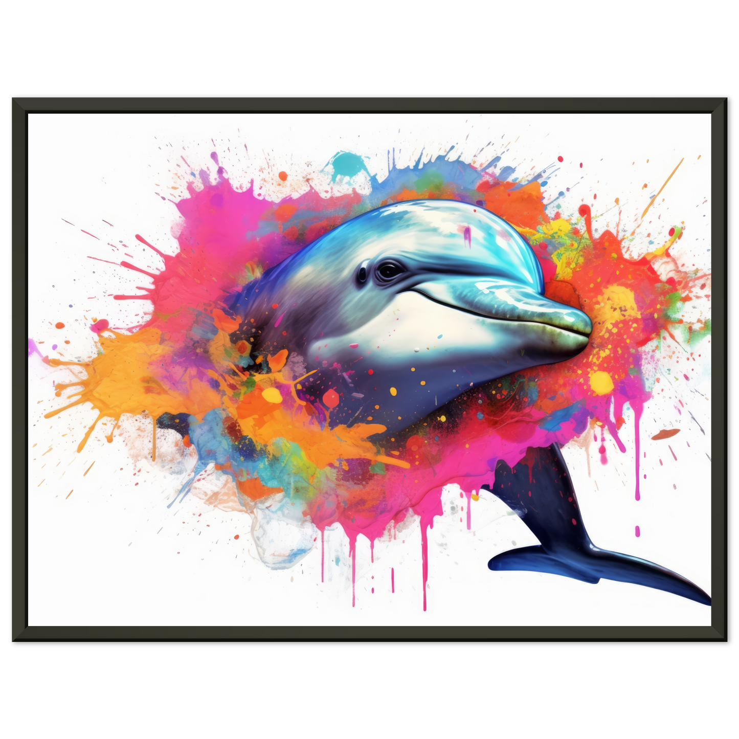 Dolphin dolphin pop art (FISH21)