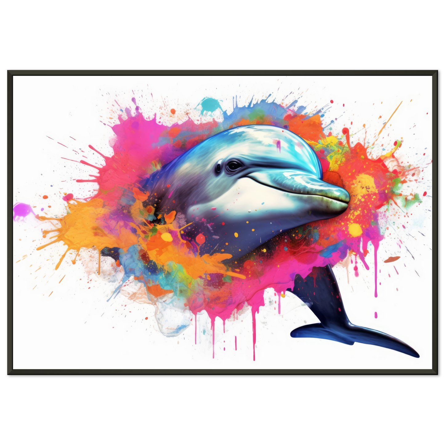 Dolphin dolphin pop art (FISH21)