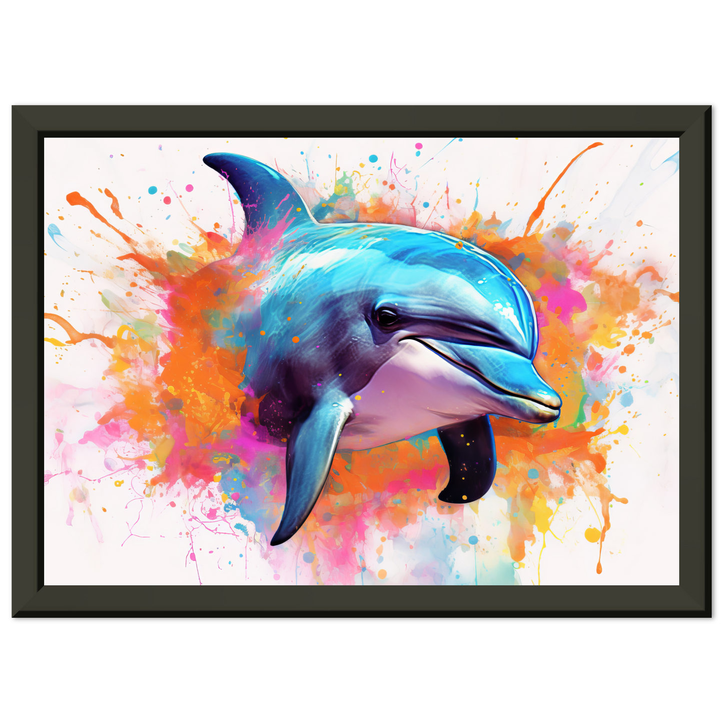 Dolphin dolphin pop art (FISH23)