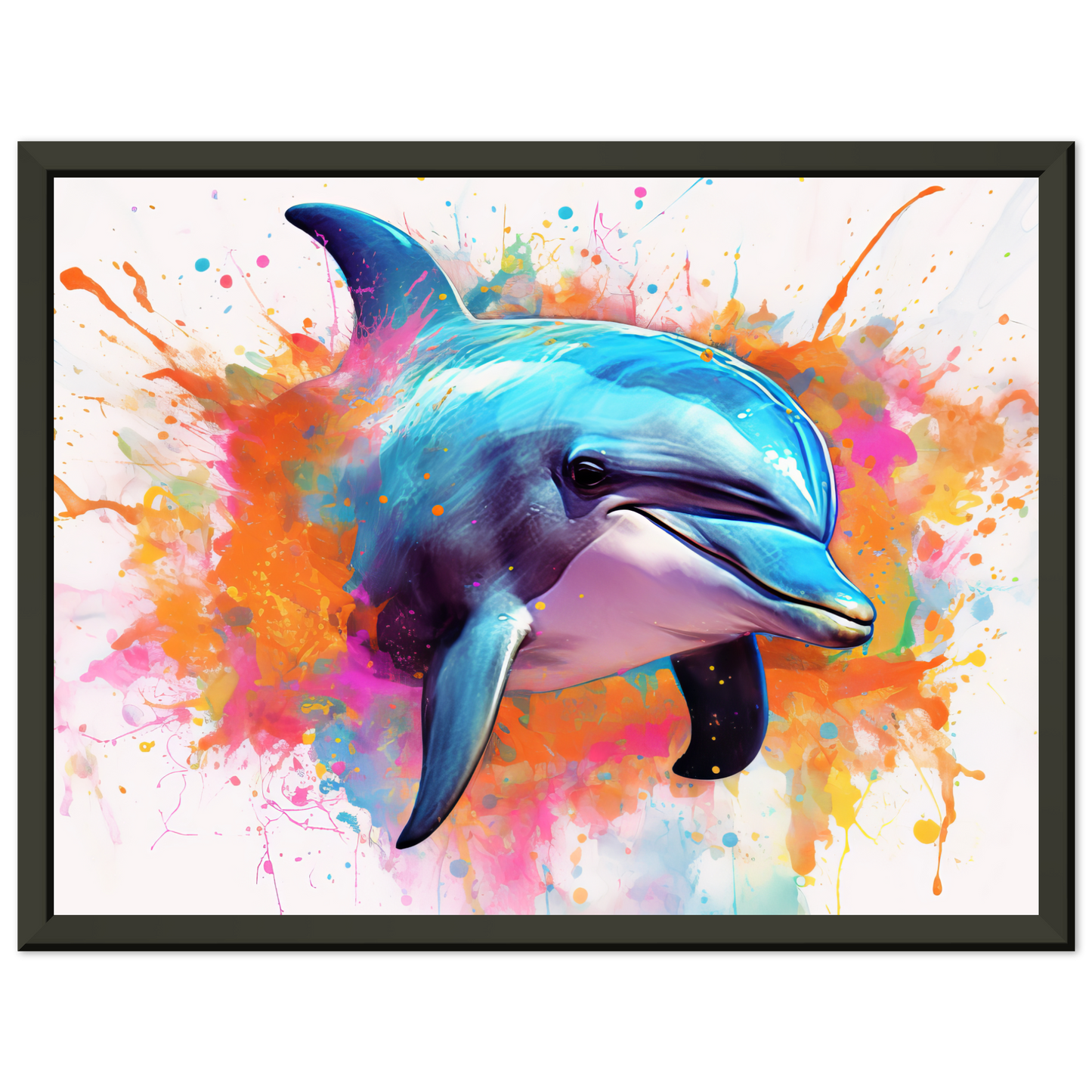 Dolphin dolphin pop art (FISH23)