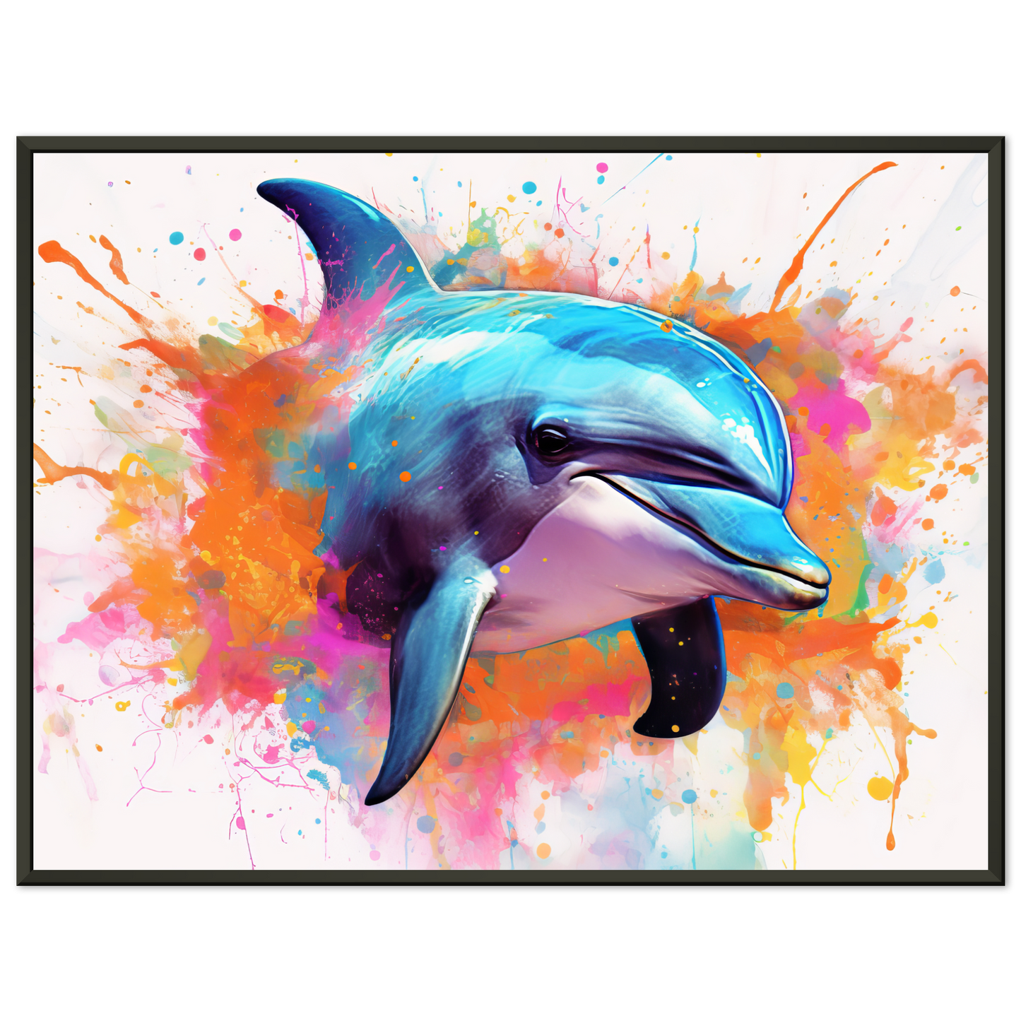 Dolphin dolphin pop art (FISH23)