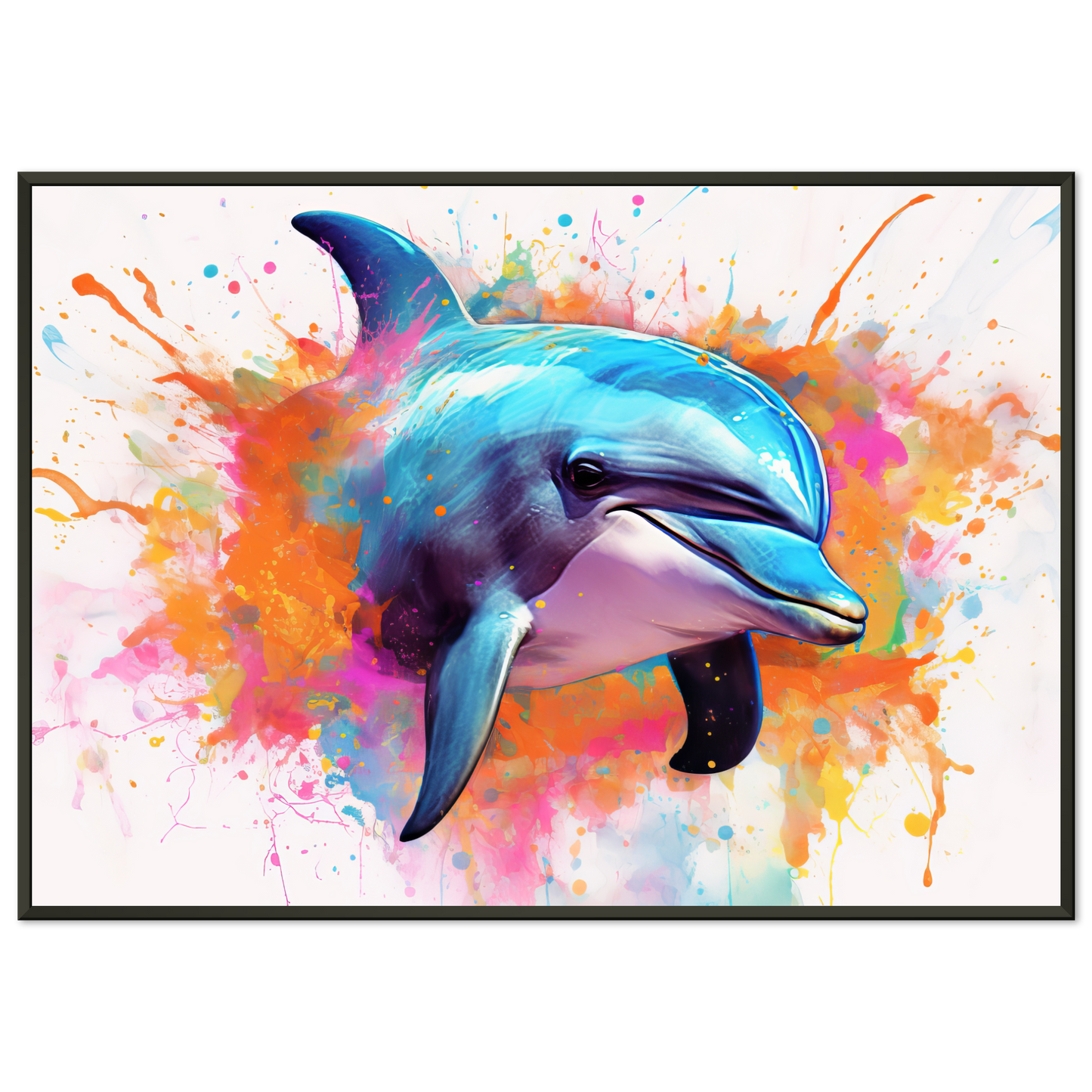 Dolphin dolphin pop art (FISH23)