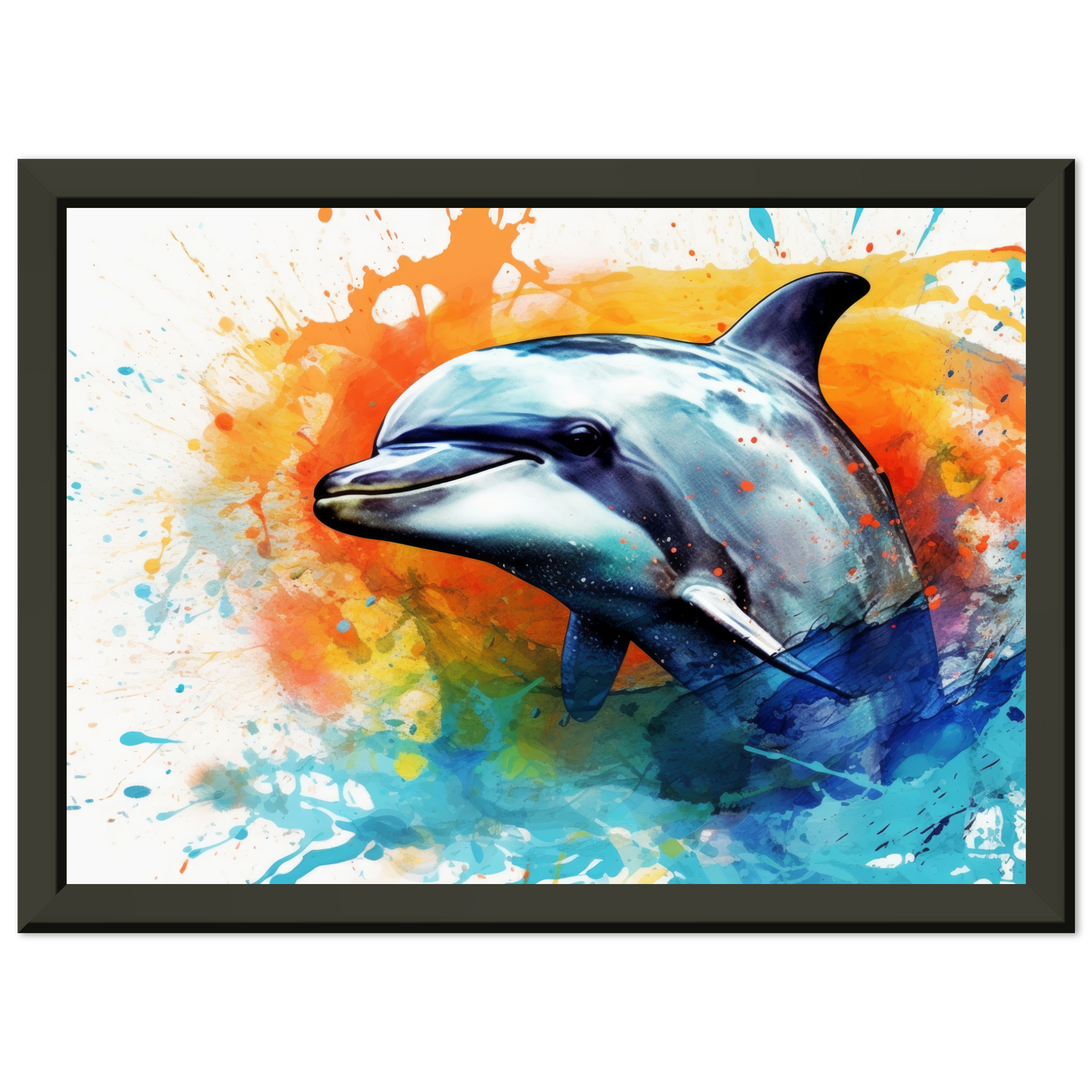 Dolphin dolphin pop art (FISH24)