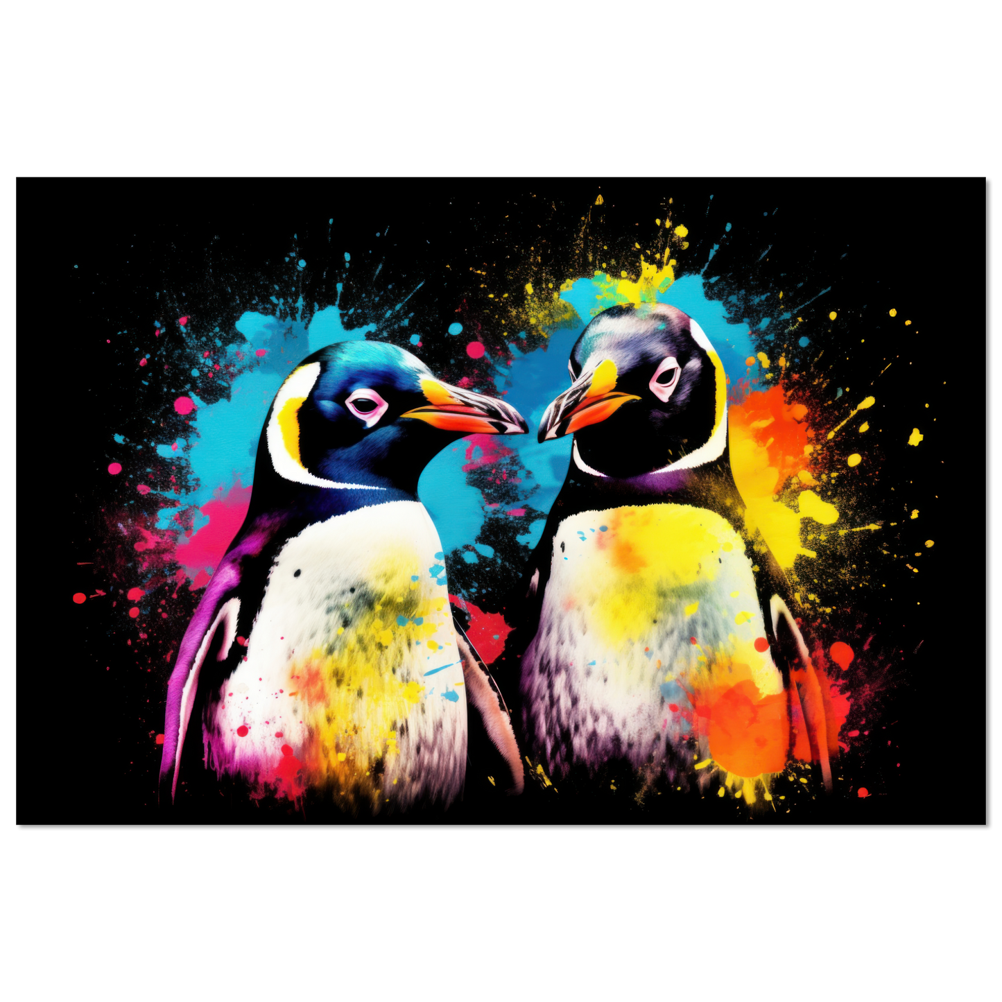 Pinguin Pop-Art (FISH32)