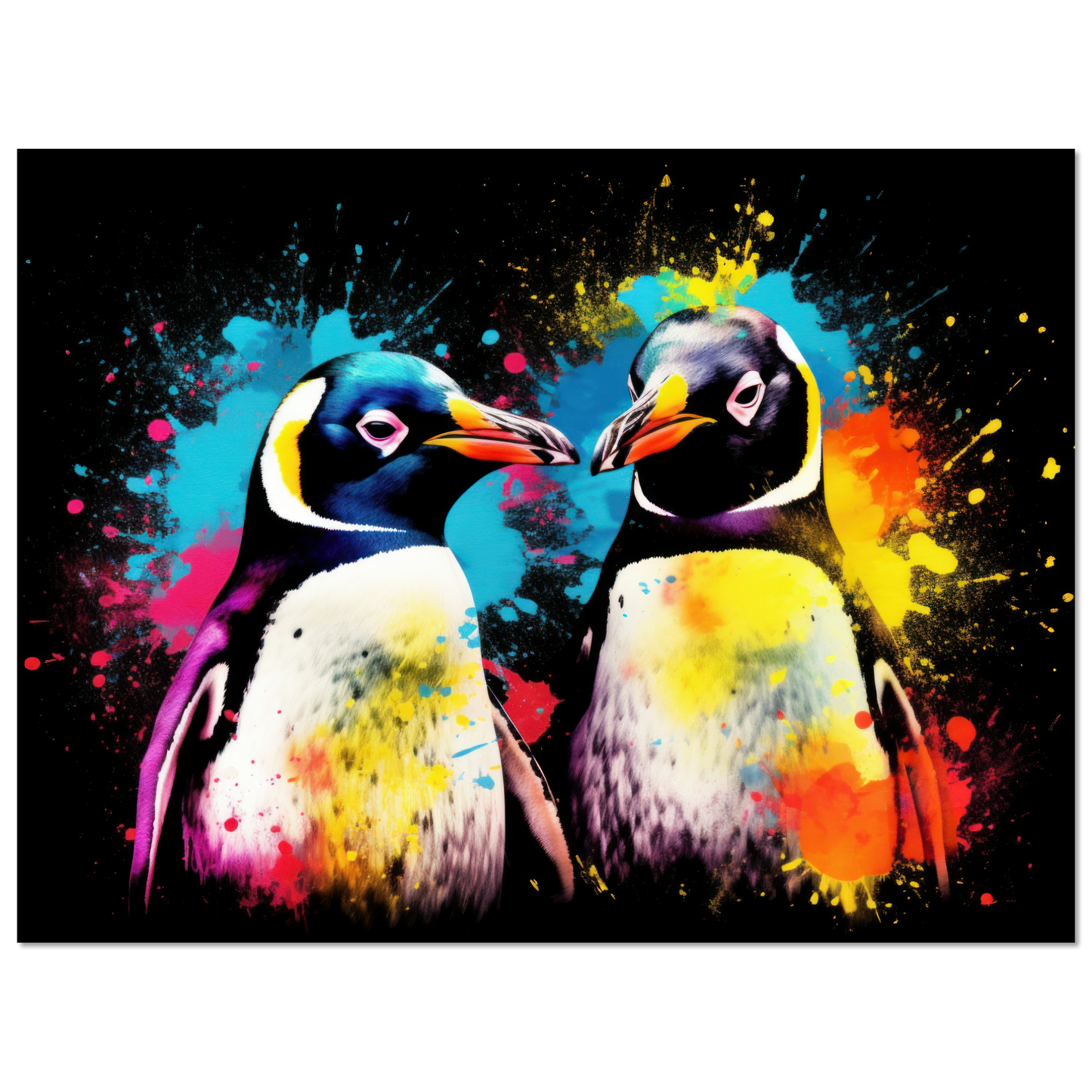 Pinguin Pop-Art (FISH32)